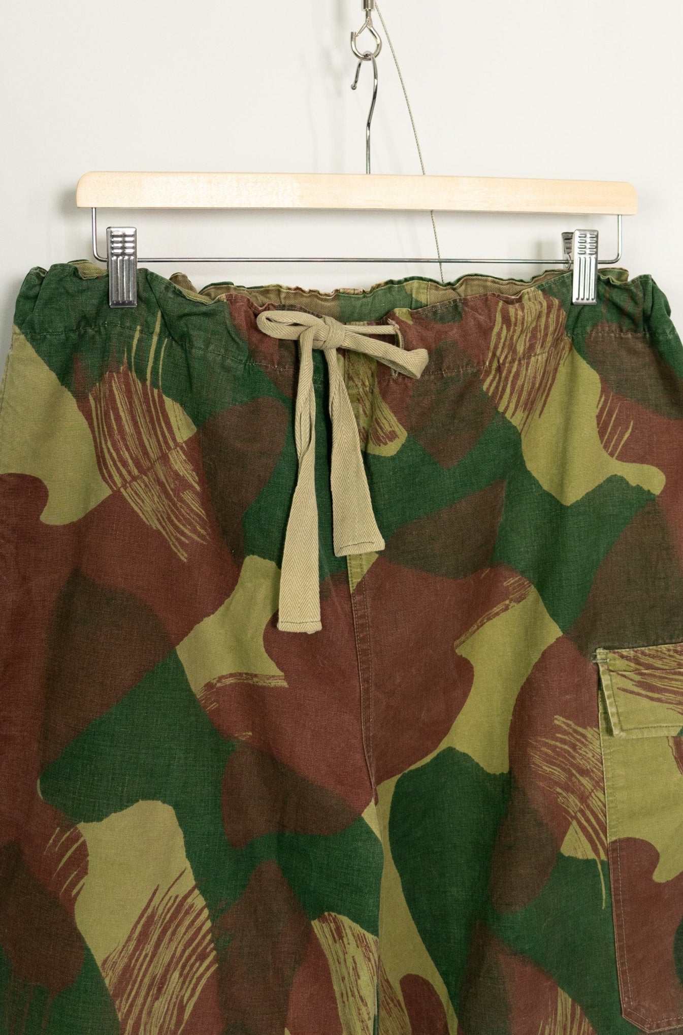 50s Belgian Army Brush Stroke Camoflauge Over Pants Early Model