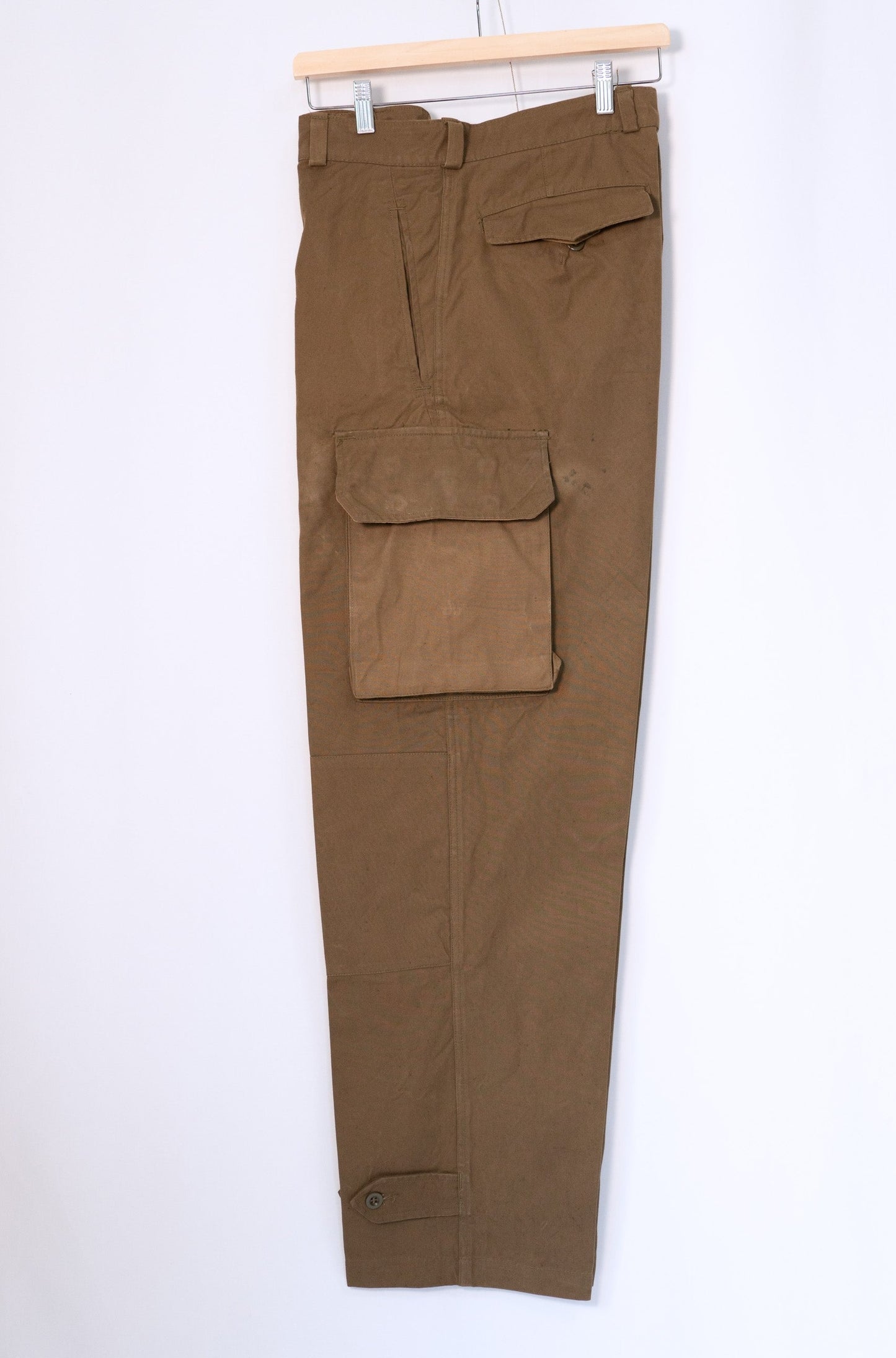 40s French Army M-47 Field Trousers Hopsack LateModel DEADSTOCK