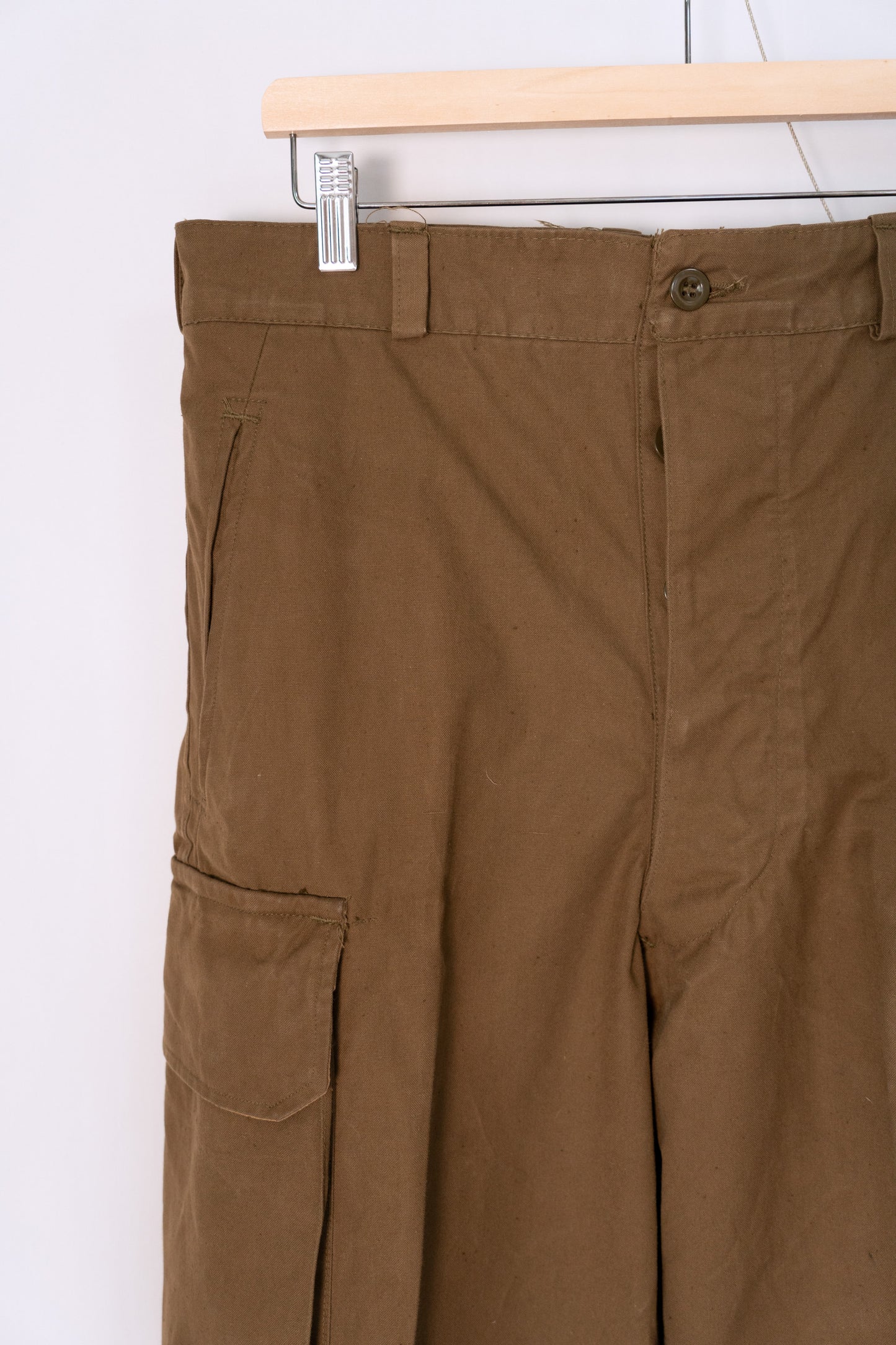40s French Army M-47 Field Trousers Hopsack LateModel DEADSTOCK