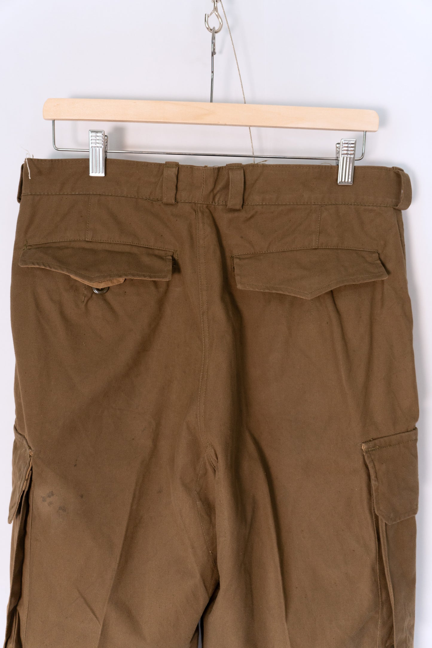 40s French Army M-47 Field Trousers Hopsack LateModel DEADSTOCK