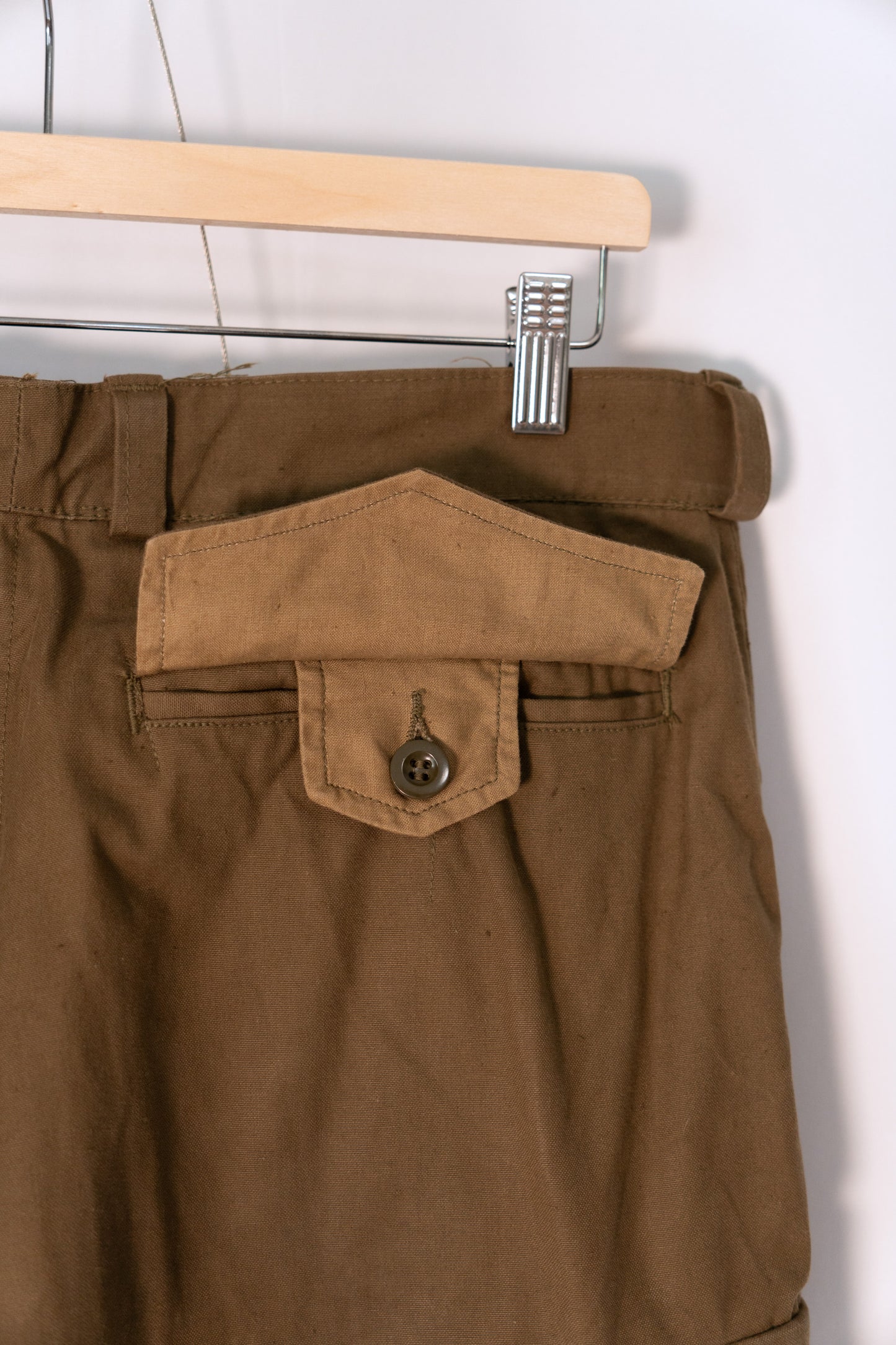 40s French Army M-47 Field Trousers Hopsack LateModel DEADSTOCK