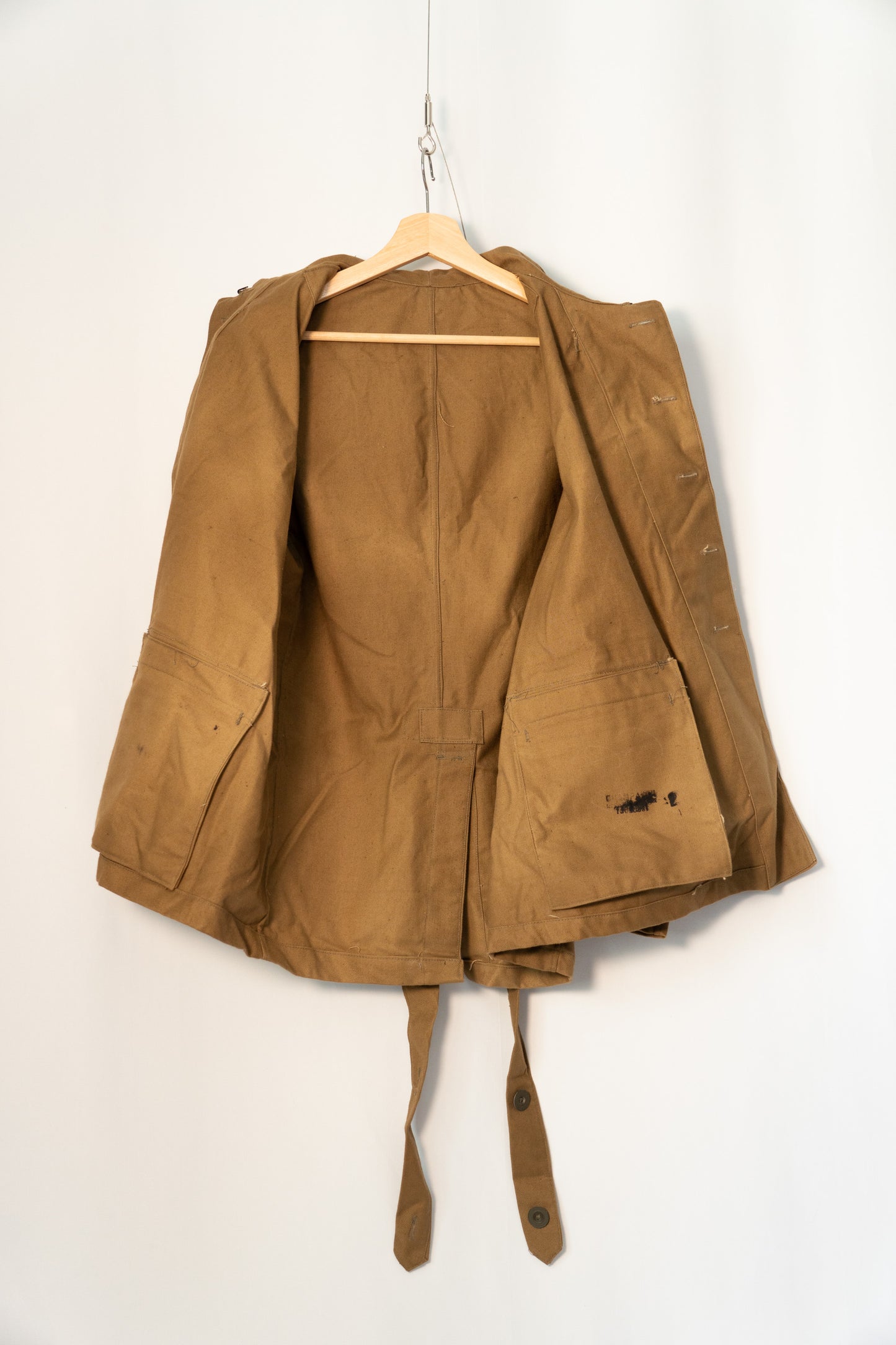 Veste Bourgeron M38 de l'armée française des années 30, DEAD STOCK