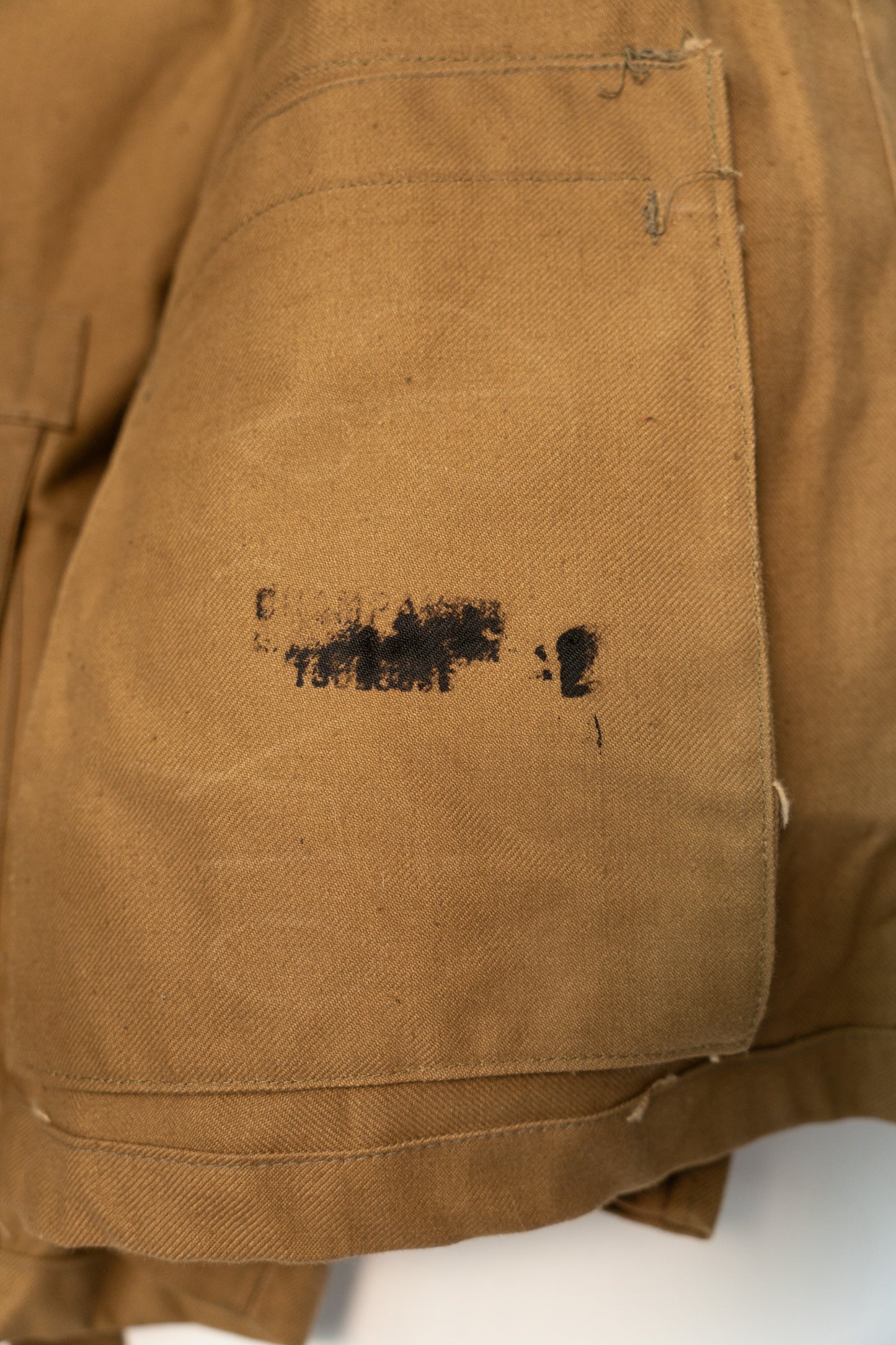 Veste Bourgeron M38 de l'armée française des années 30, DEAD STOCK