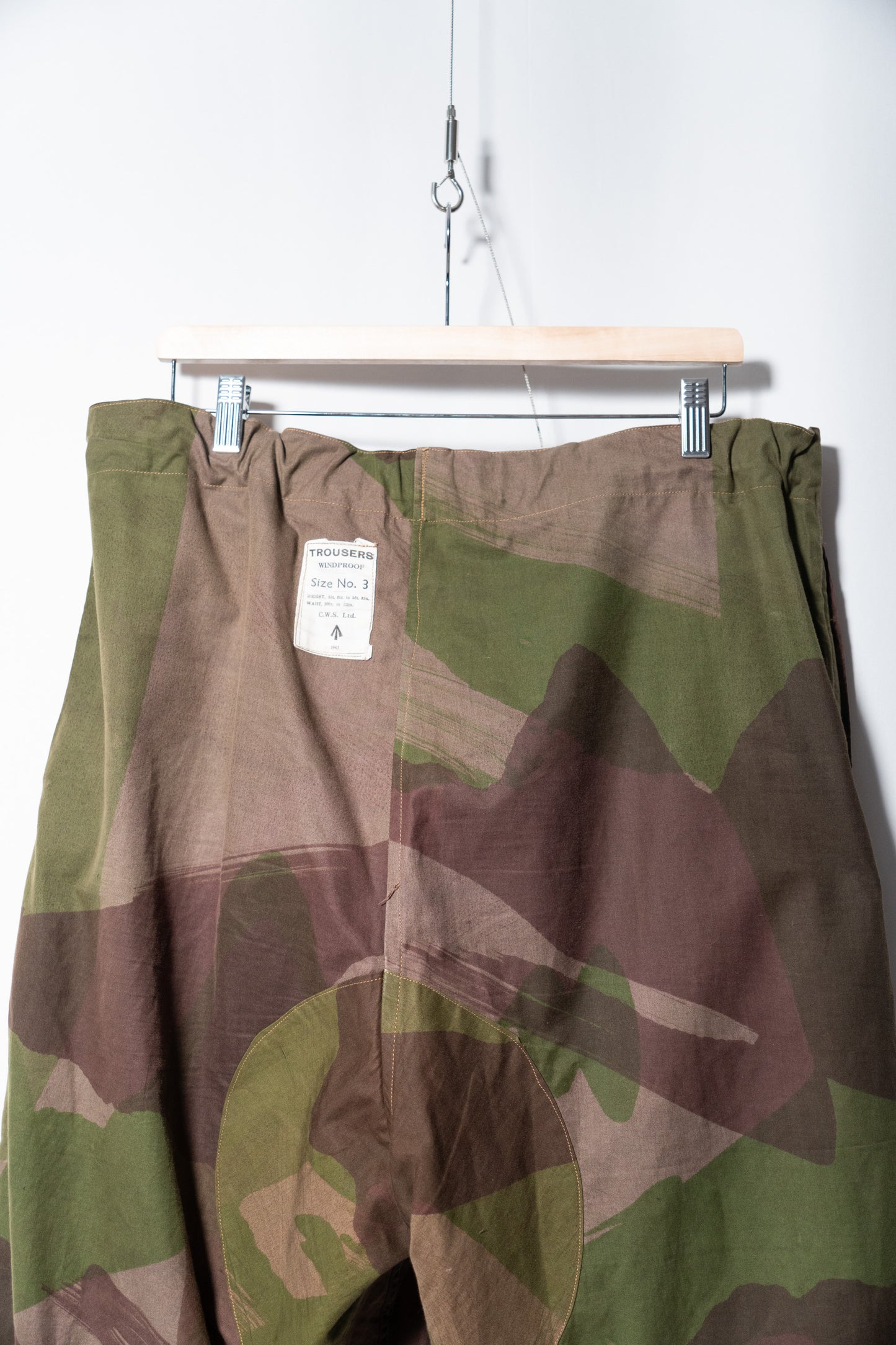 40s WWⅡ British Army SAS Camouflage Over Trousers DEADSTOCK
