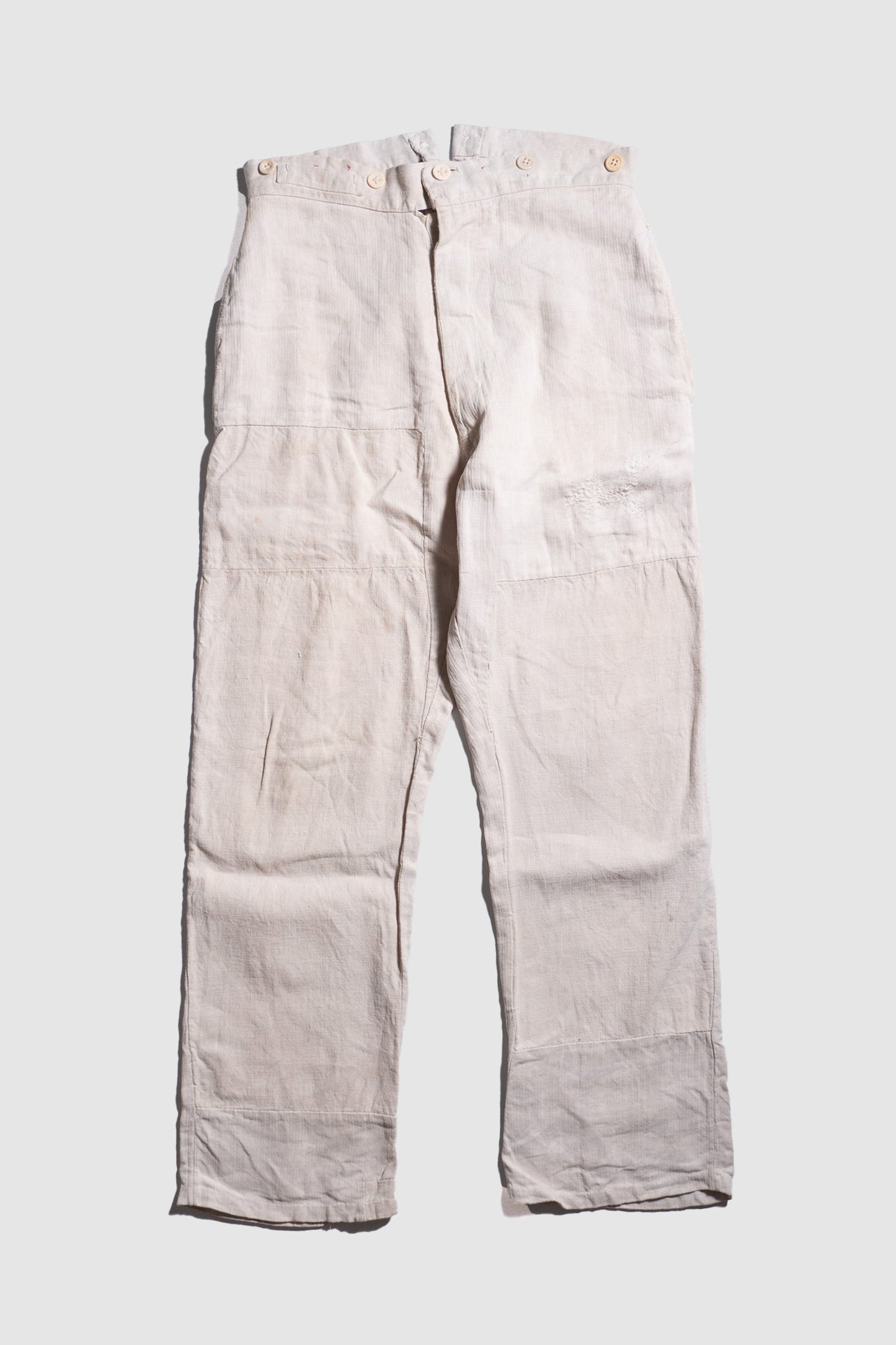 10−30s French Army WWⅠ Linen HBT Bourgeron Pants