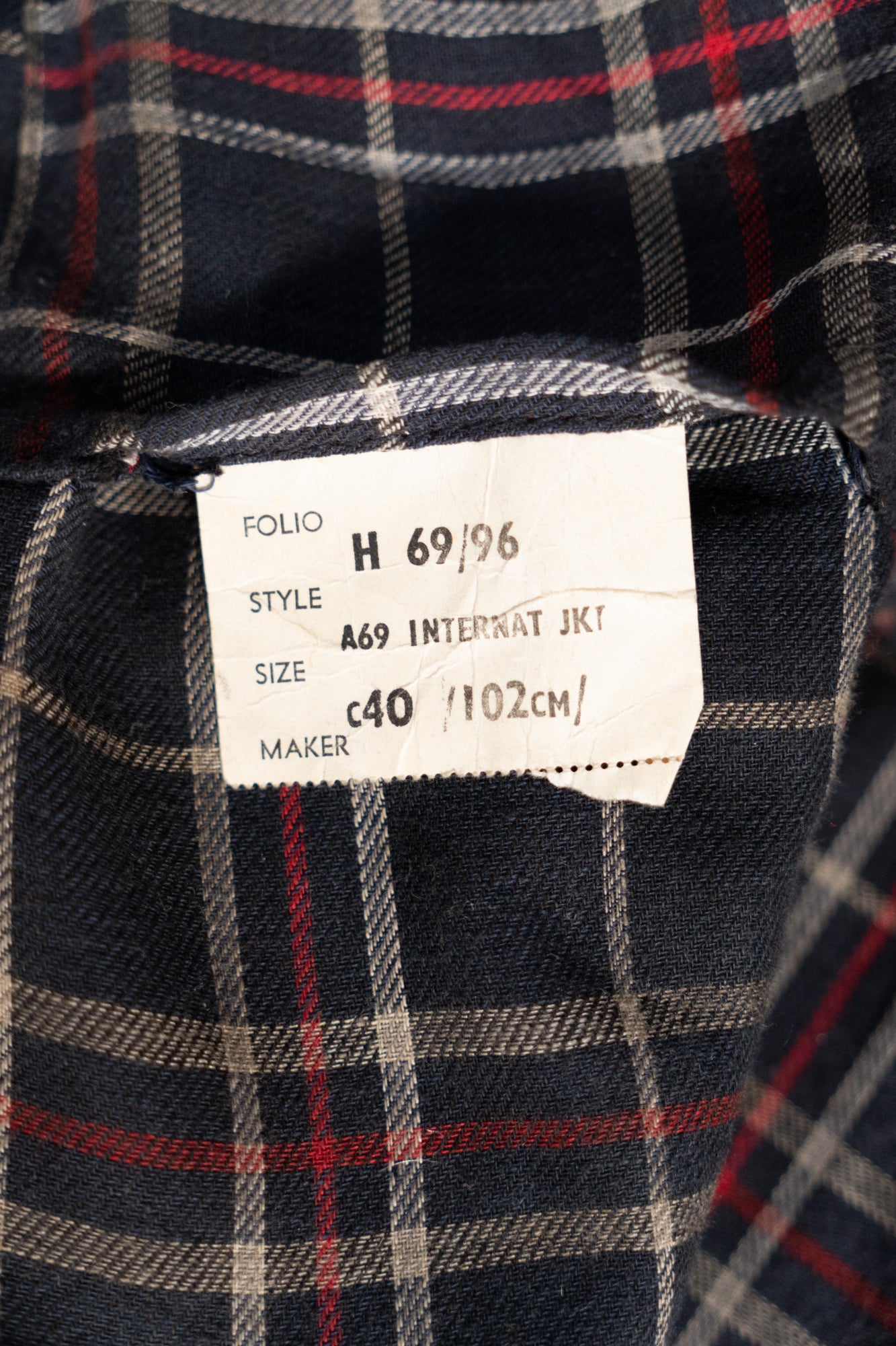 60er Jahre Barbour International Motorradanzug Yellow Tag