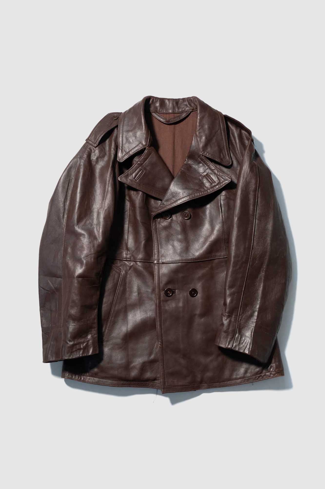 Veste de moto en cuir M49 de l'armée française