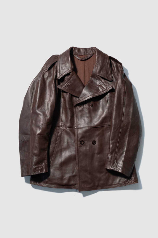 Französische Armee M49 Motorrad-Lederjacke