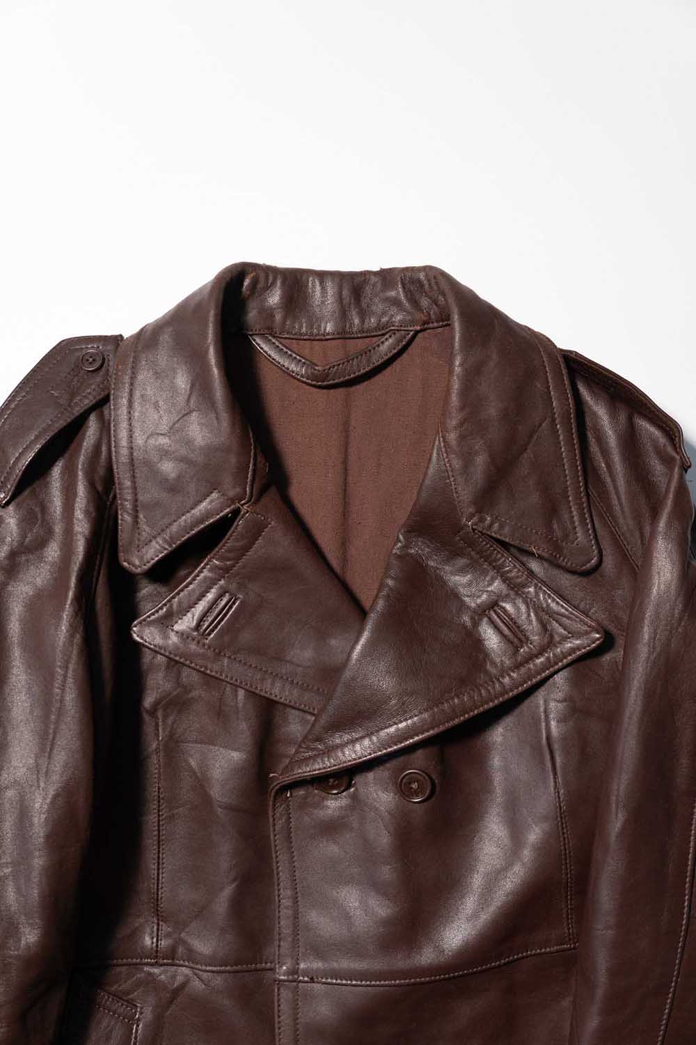 法国陆军M49机车皮夹克