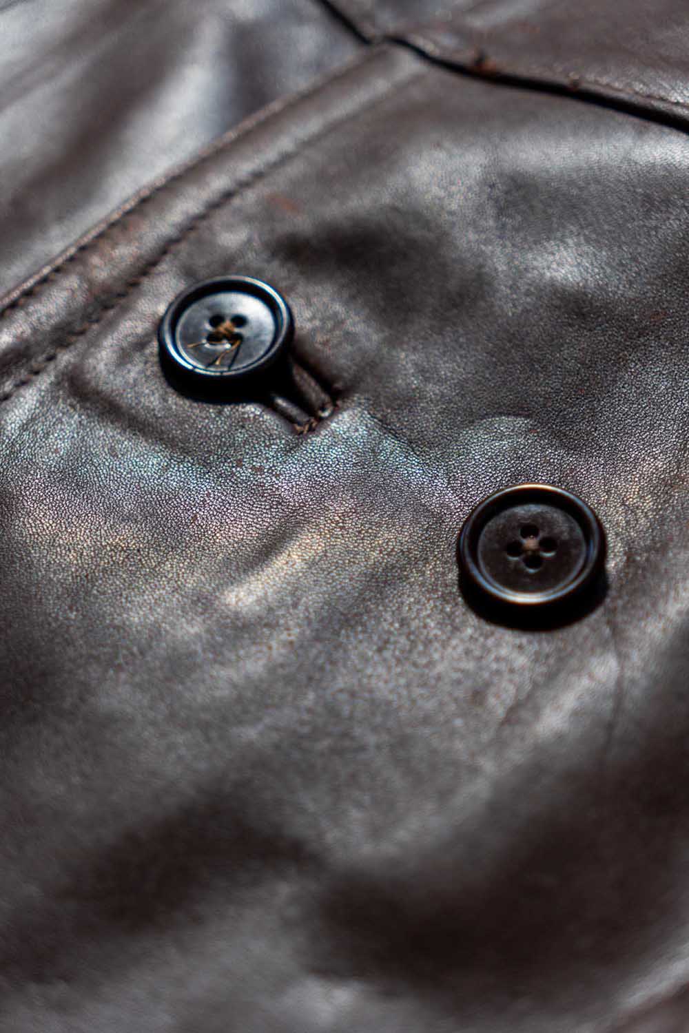 法国陆军M49机车皮夹克