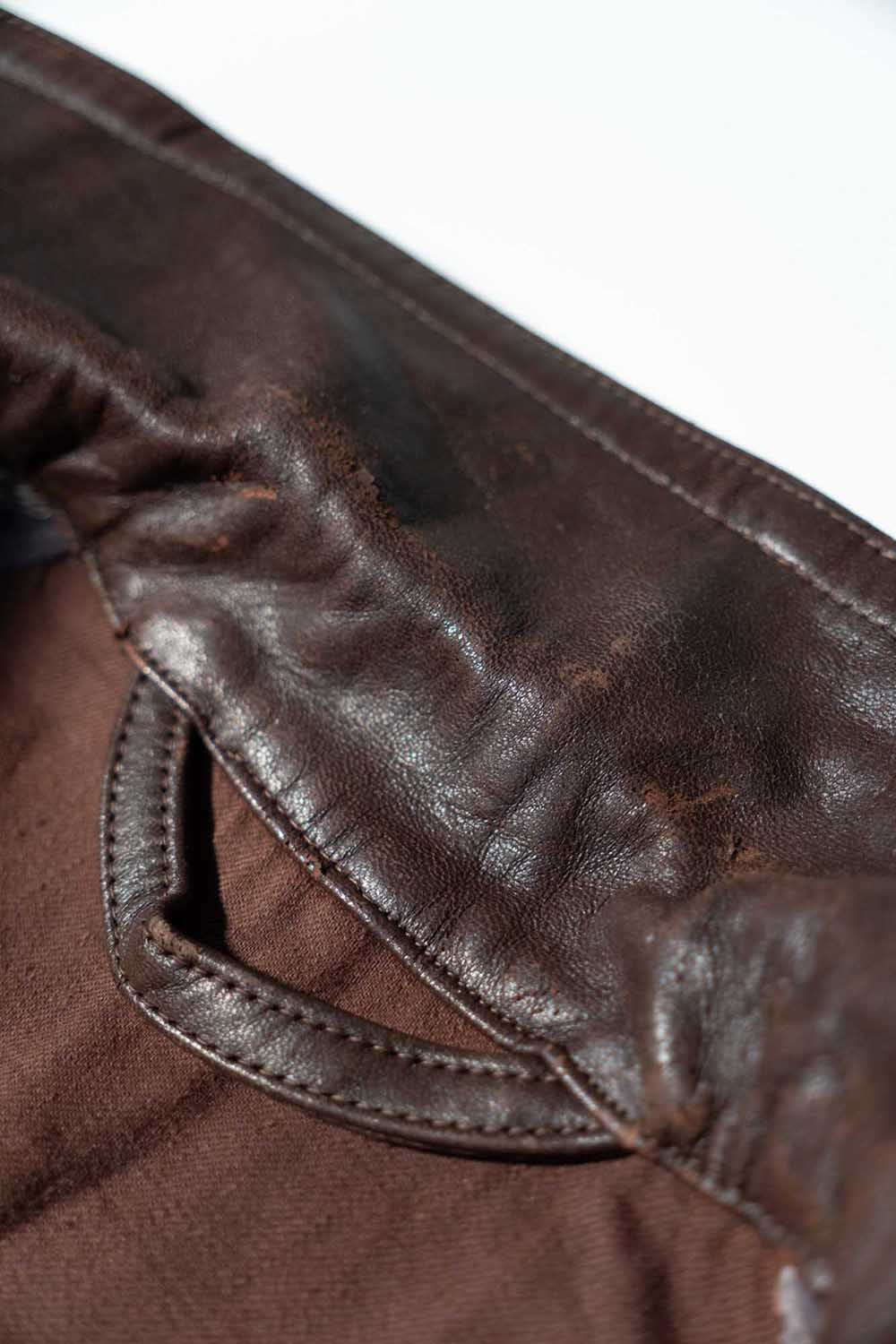 Veste de moto en cuir M49 de l'armée française