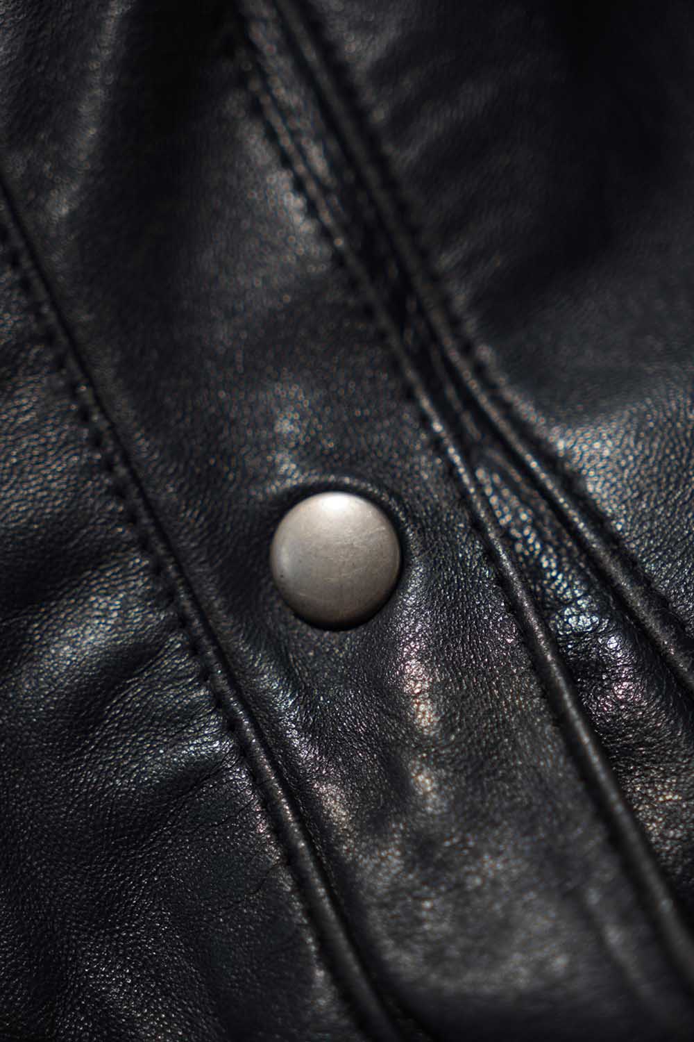 Veste en cuir de pilote de l'armée de l'air française des années 70 « CASSI K6 » en cuir d'agneau
