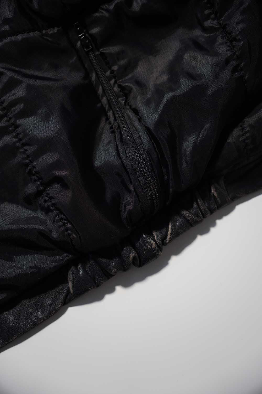Veste en cuir de pilote de l'armée de l'air française des années 70 « CASSI K6 » en cuir d'agneau