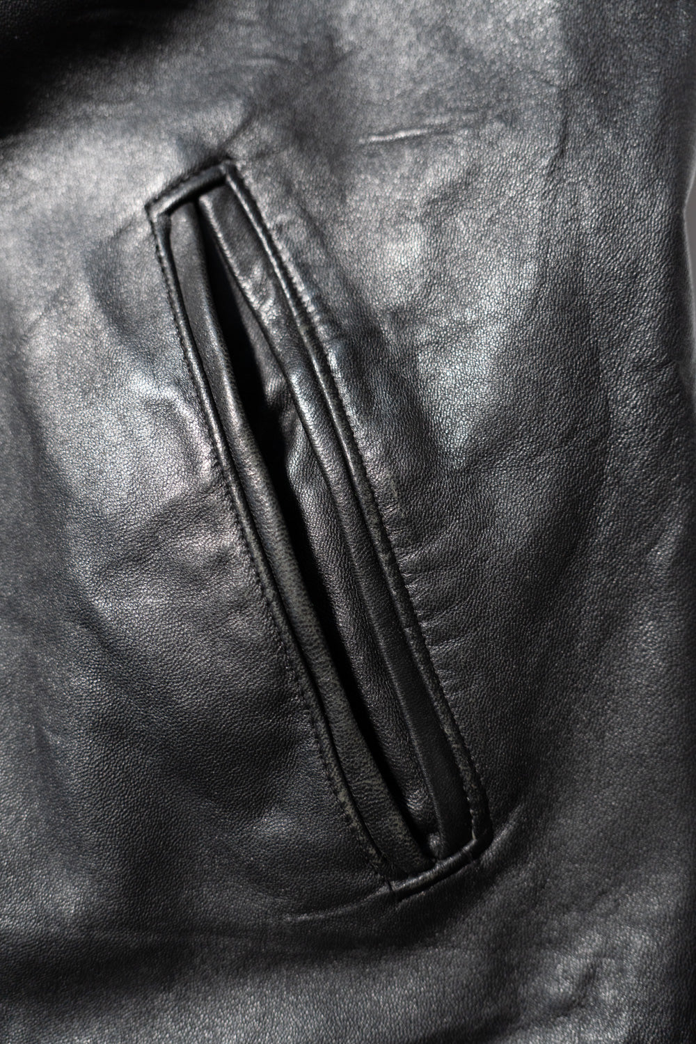 Veste en cuir vintage française Corbusier des années 70-80 « EDF » avec jugulaire