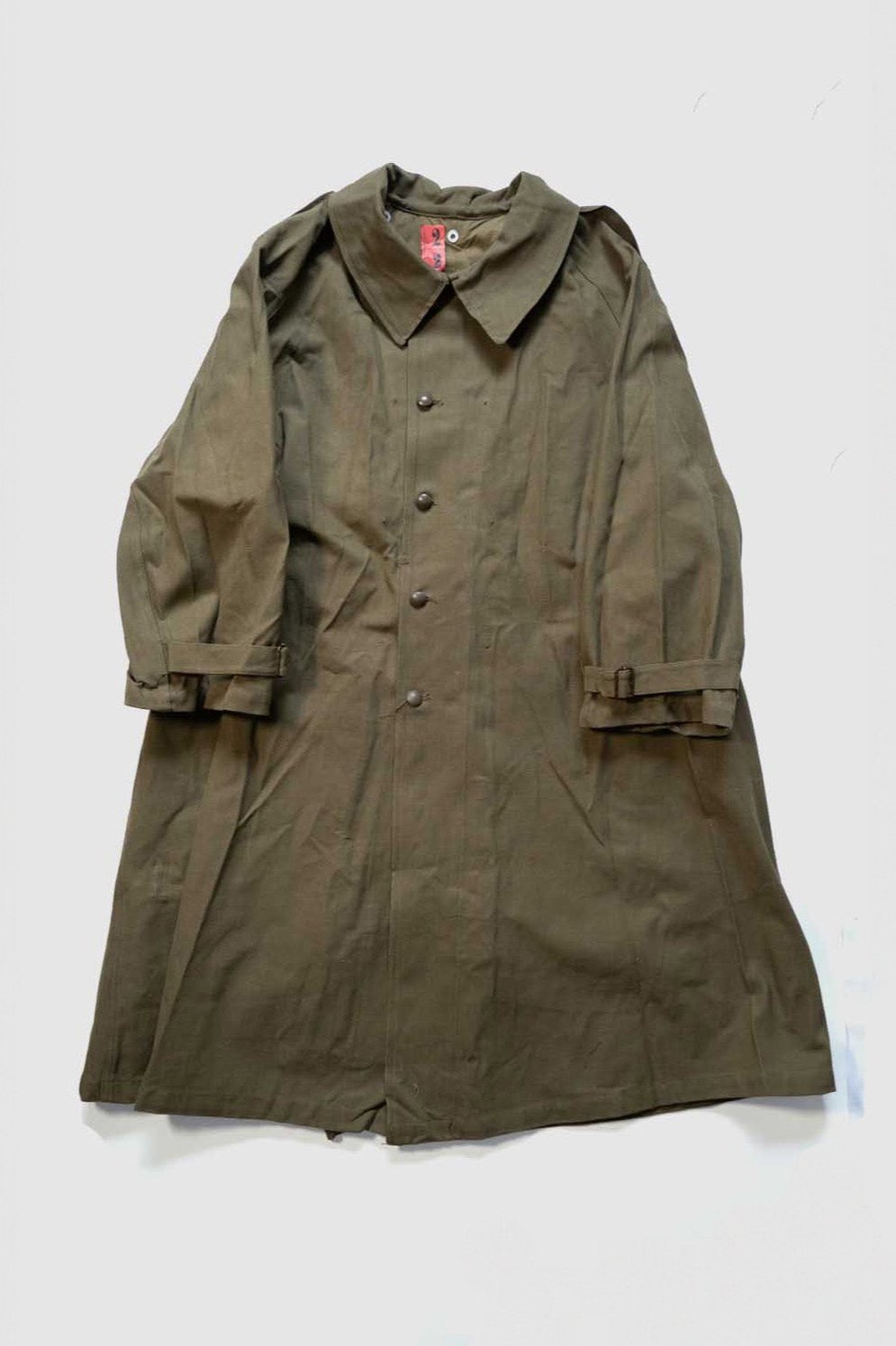 M35 Motor Cycle Coat DEAD STOCK « Cotton Linen Canvas »