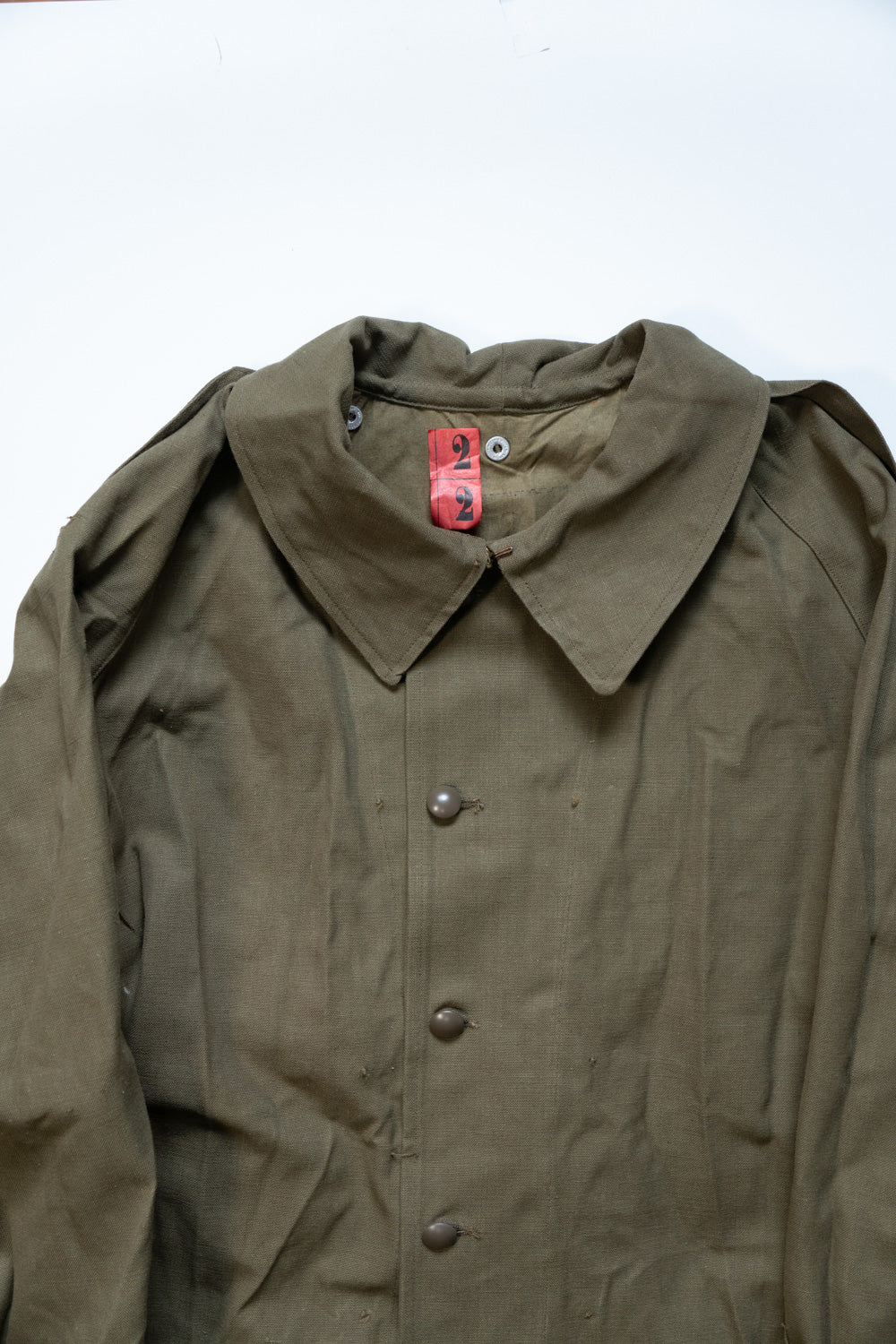 M35 Motor Cycle Coat DEAD STOCK « Cotton Linen Canvas »
