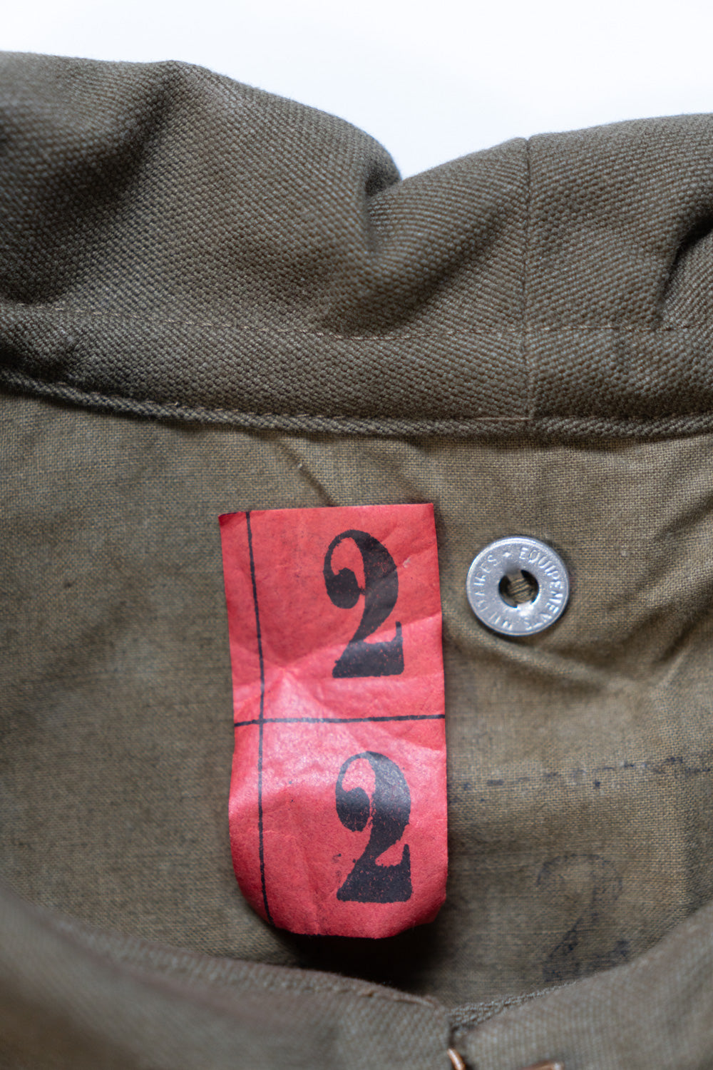 M35 Motor Cycle Coat DEAD STOCK « Cotton Linen Canvas »