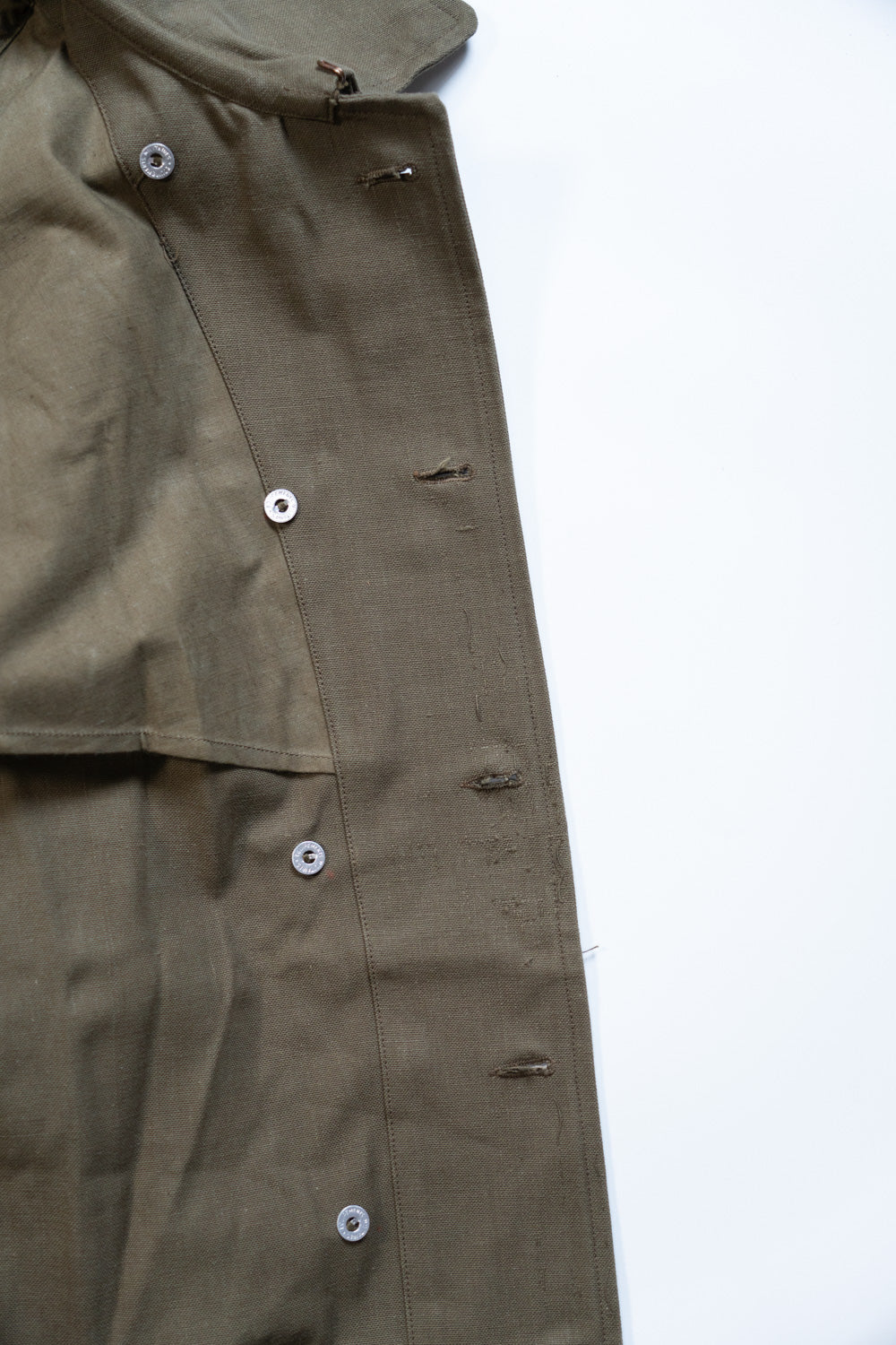 M35 Motor Cycle Coat DEAD STOCK « Cotton Linen Canvas »