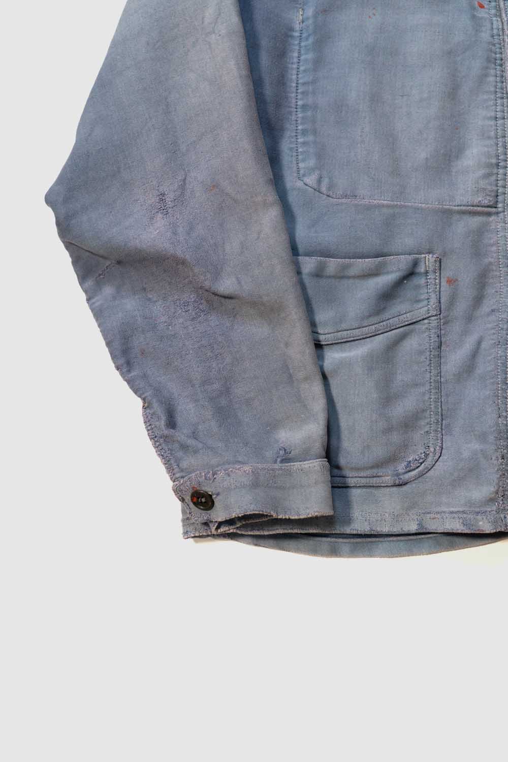 Veste de travail en moleskine Adolphe Lafont, vintage française des années 50