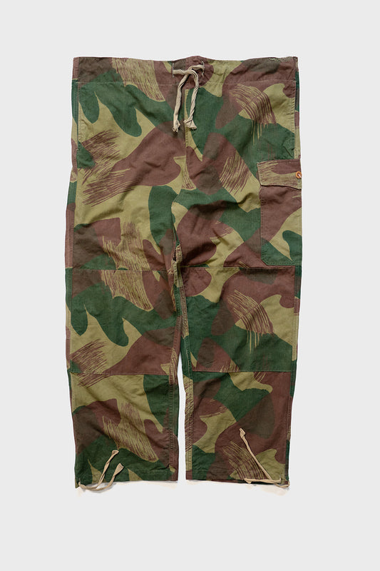 50er Jahre Belgische Armee Brush Stroke Camouflage Over Trousers Frühes Modell „Größe 2”