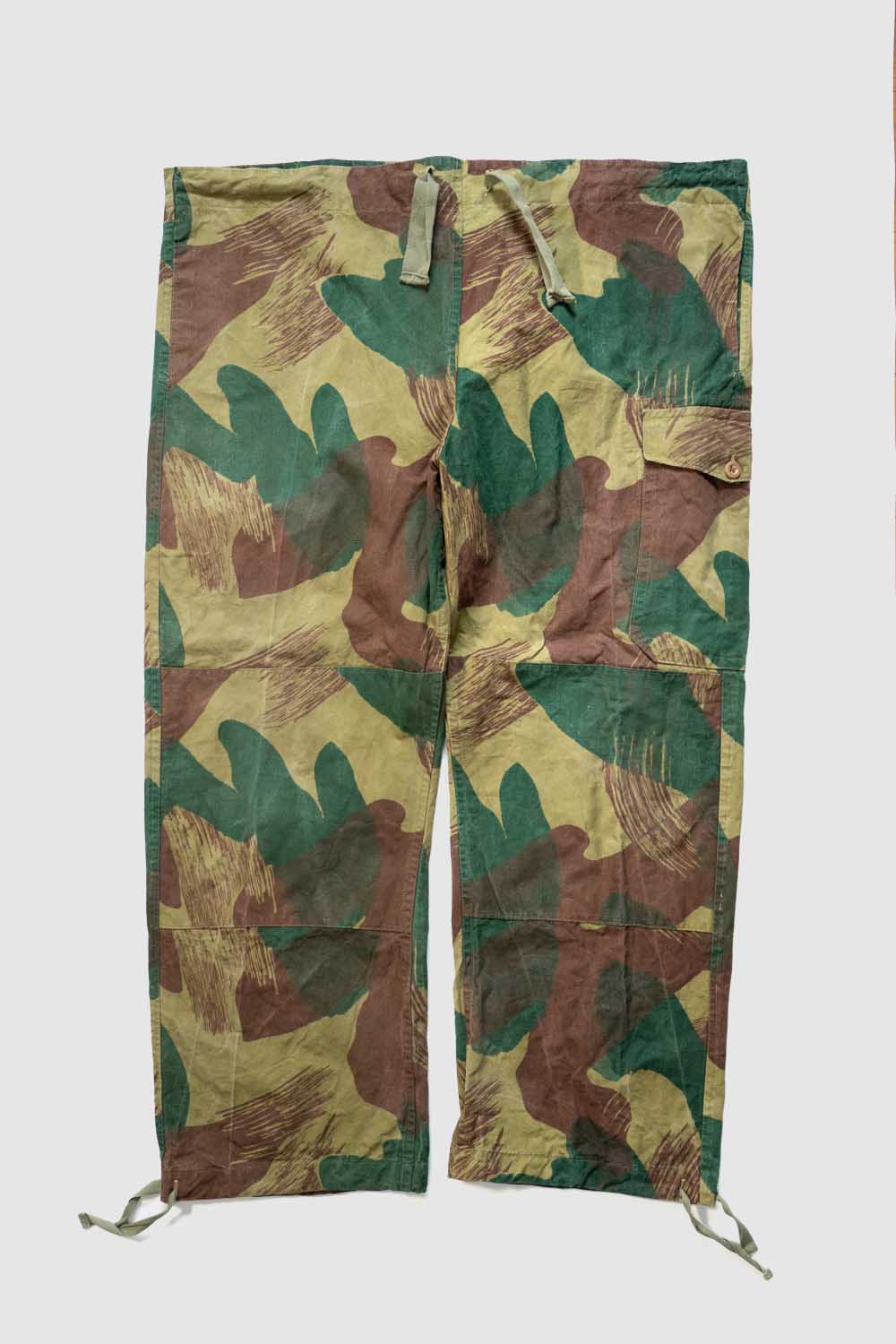 50er Jahre Belgische Armee Brush Stroke Camouflage Überhose Frühes Modell „Größe 5”