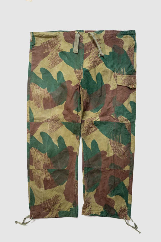 50er Jahre Belgische Armee Brush Stroke Camouflage Überhose Frühes Modell „Größe 5”