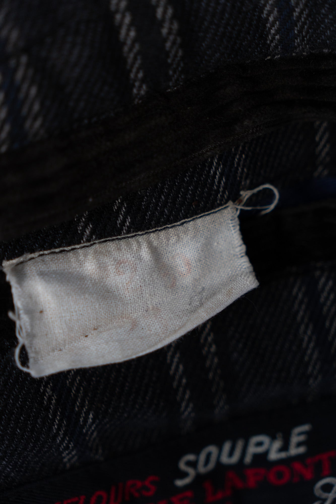 Veste de chasse en velours côtelé marron Adolphe Lafont des années 30