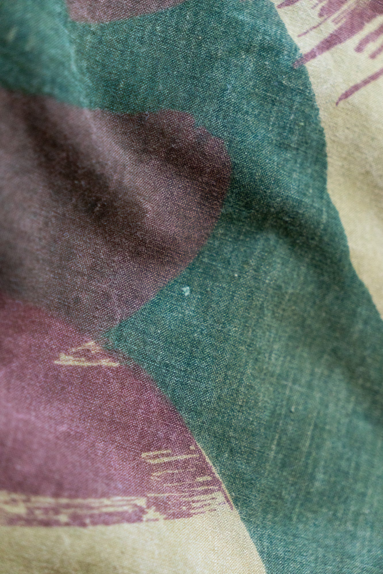 50er Jahre Belgische Armee Brush Stroke Camouflage Over Trousers Frühes Modell „Größe 2”