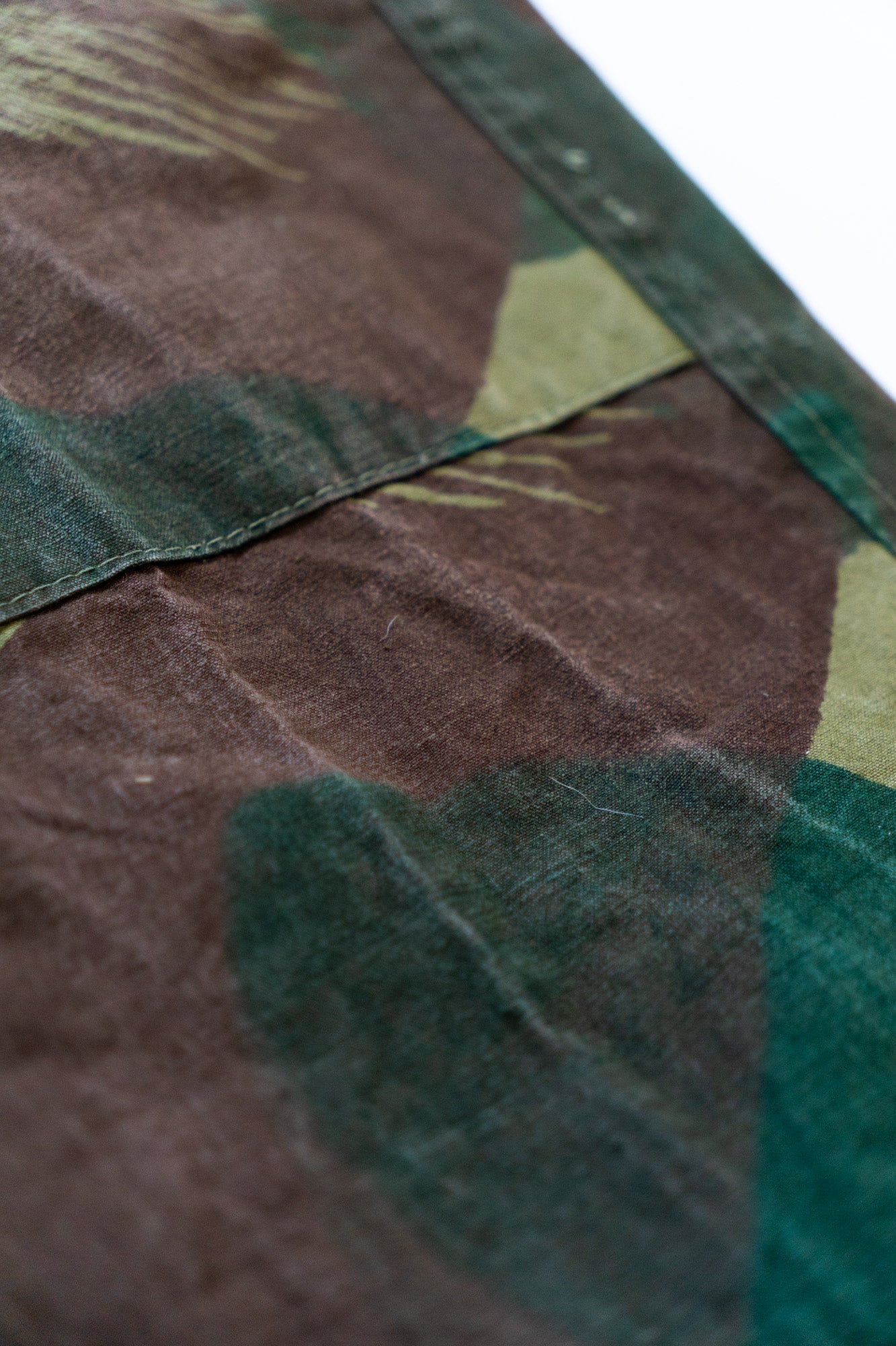 50er Jahre Belgische Armee Brush Stroke Camouflage Überhose Frühes Modell „Größe 5”