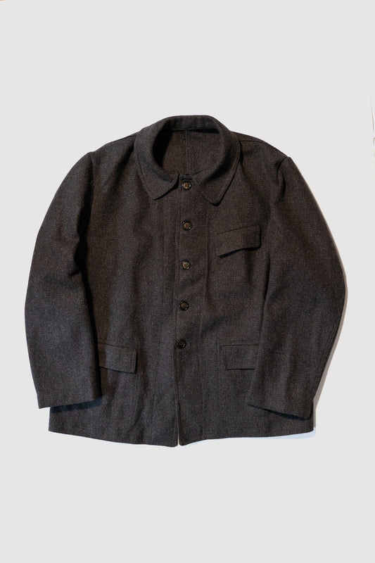 50er Jahre französische Pascal-Wolle „Glay” Bauernjacke Deadstock