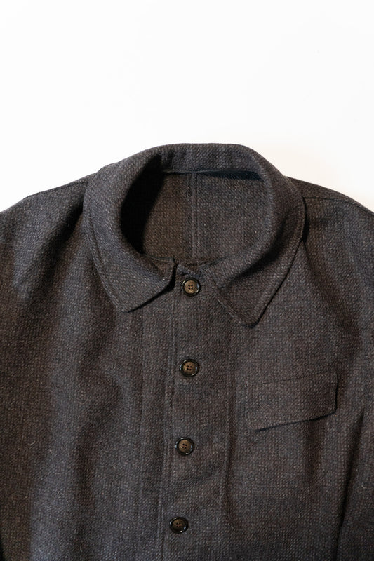50er Jahre französische Pascal-Wolle „Glay” Bauernjacke Deadstock