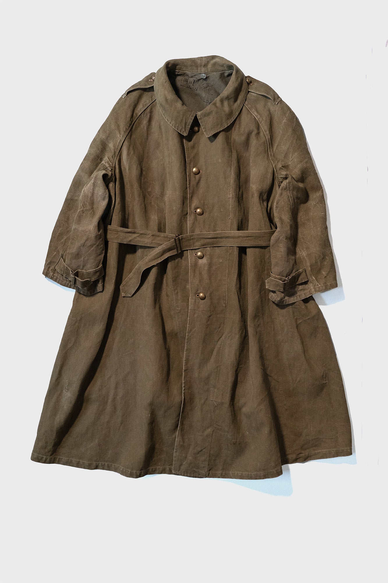 Manteau de moto M35 de l'armée française « Linen »