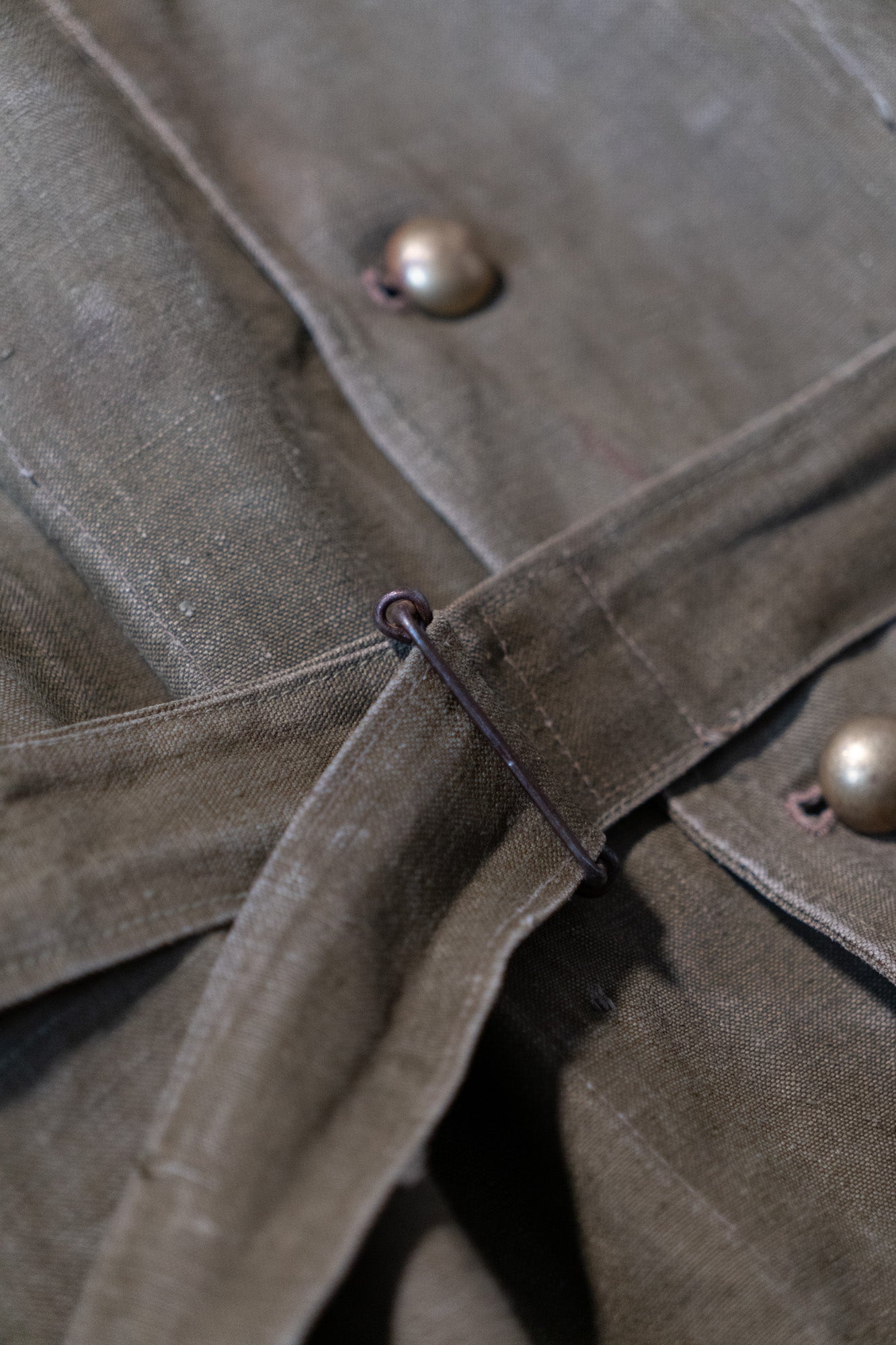 Manteau de moto M35 de l'armée française « Linen »