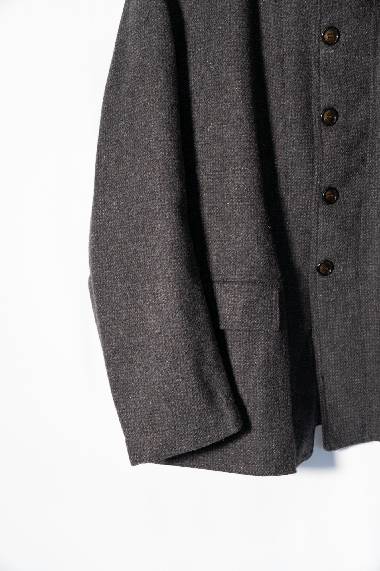 Veste de travail française Pascal en laine « Glay » des années 50, stock mort