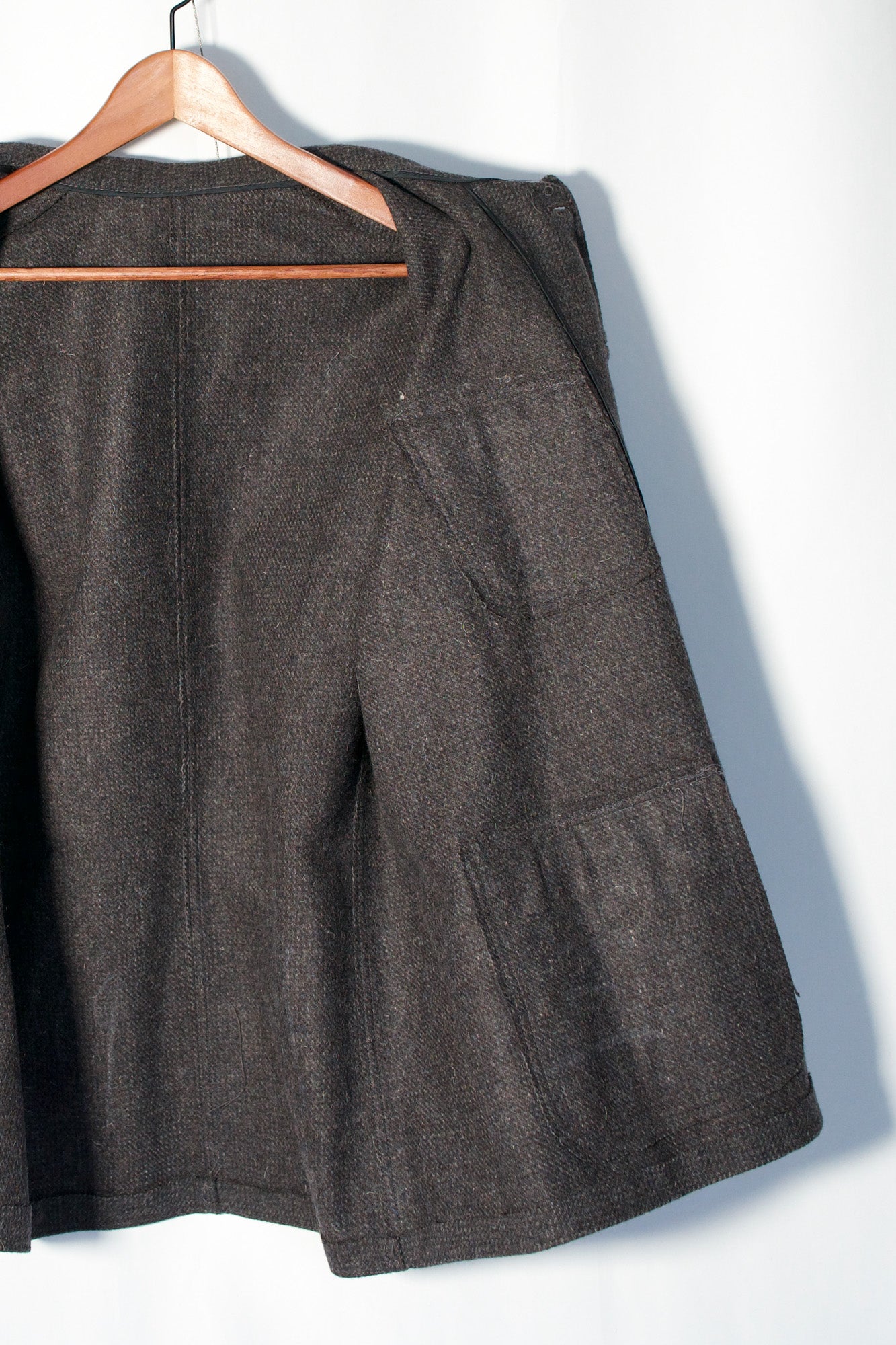 Veste de travail française Pascal en laine « Glay » des années 50, stock mort