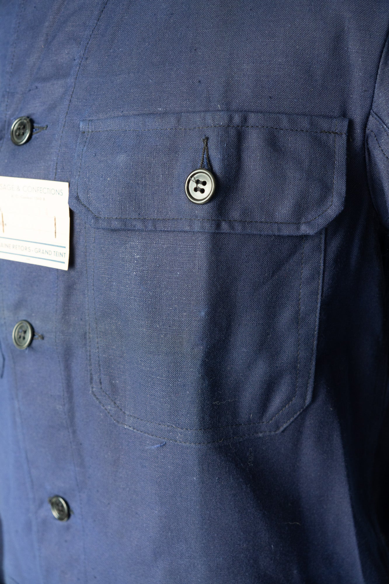 Veste de cycliste Metis française des années 40, DEADSTOCK