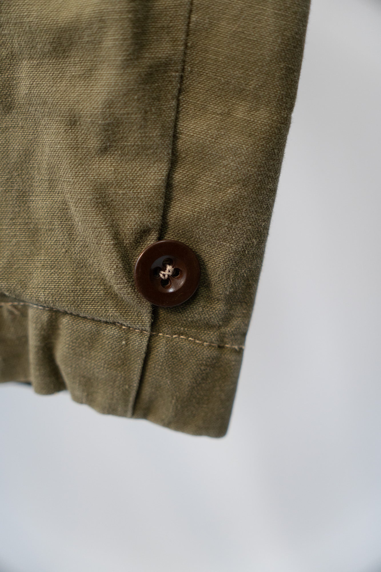 40er Jahre französische Armee M-47 Feldhose, frühes Modell, modifiziert