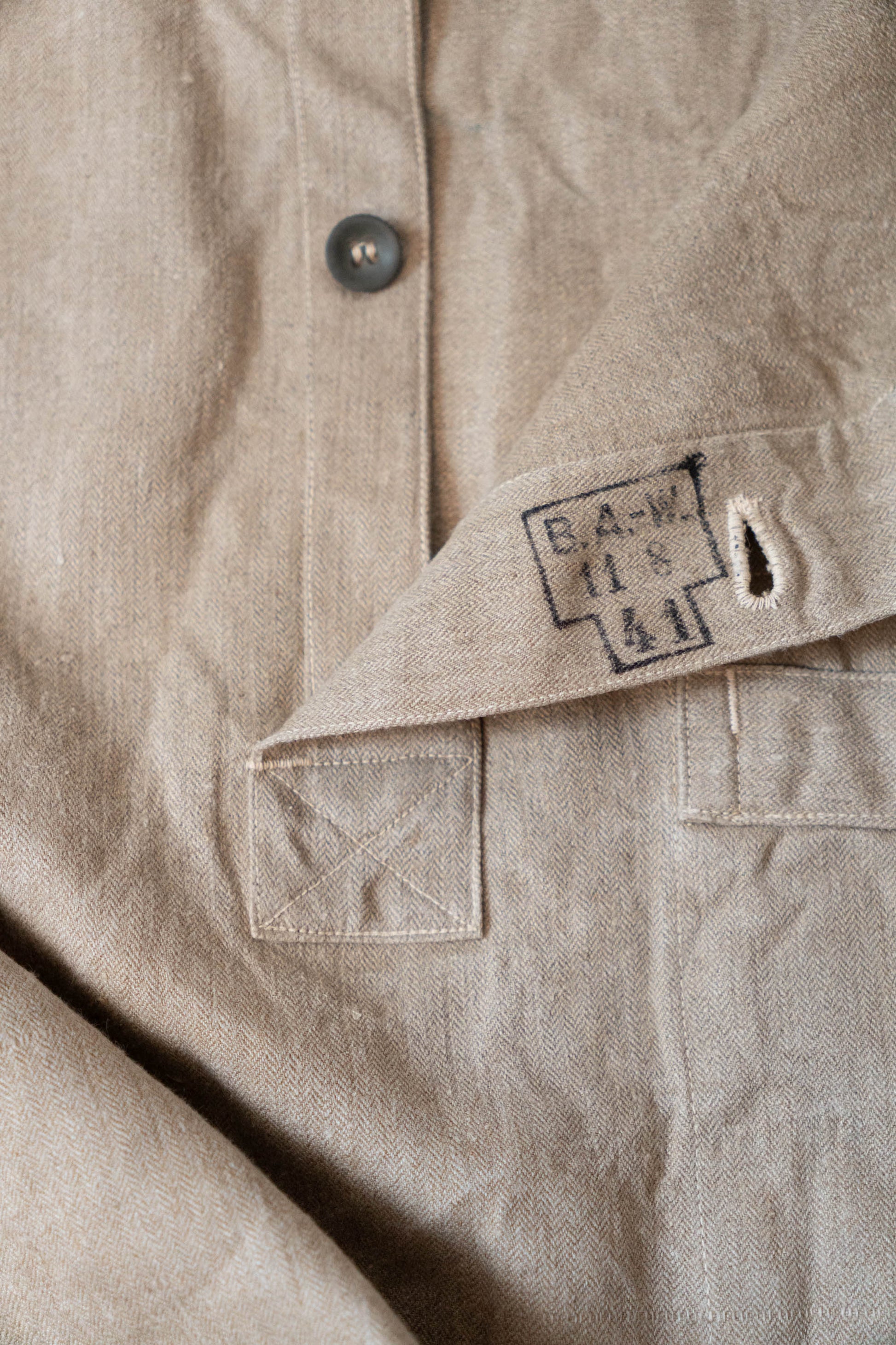 « Blouse en lin Drillich de la Kriegsmarine allemande de la Seconde Guerre mondiale, invendue – EDEAK VINTAGE »