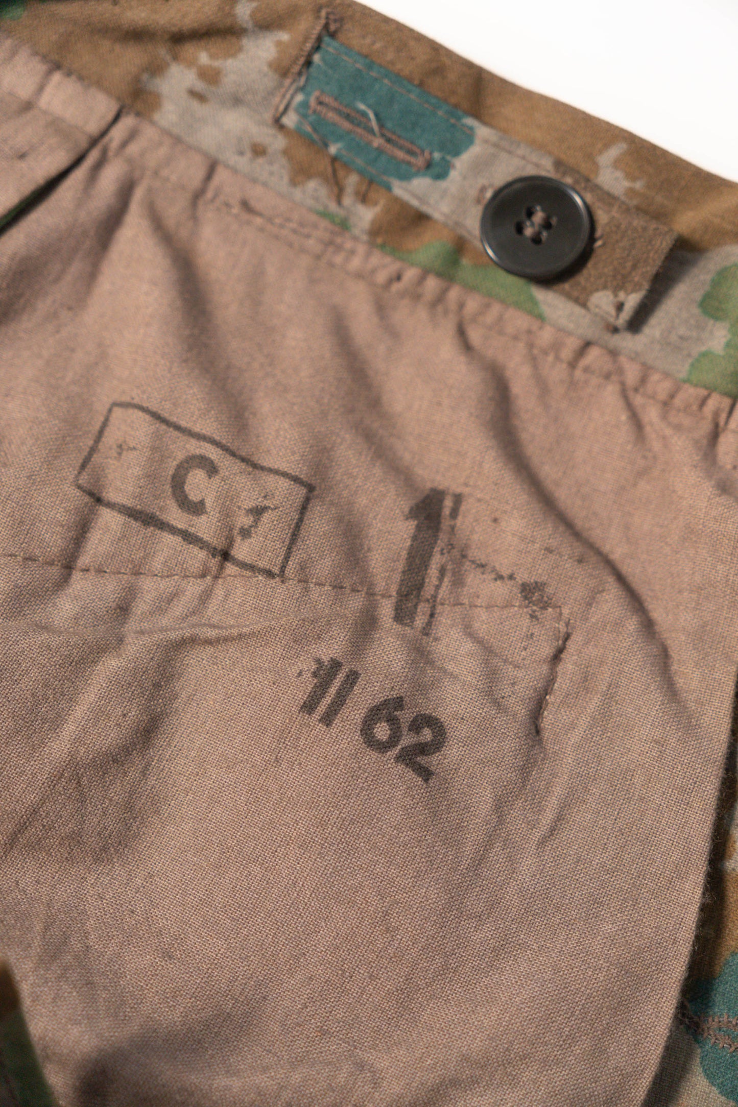 60s GERMAN ARMY BLUMENTARN CAMOUFLAGE TROUSER DEADSTOCK