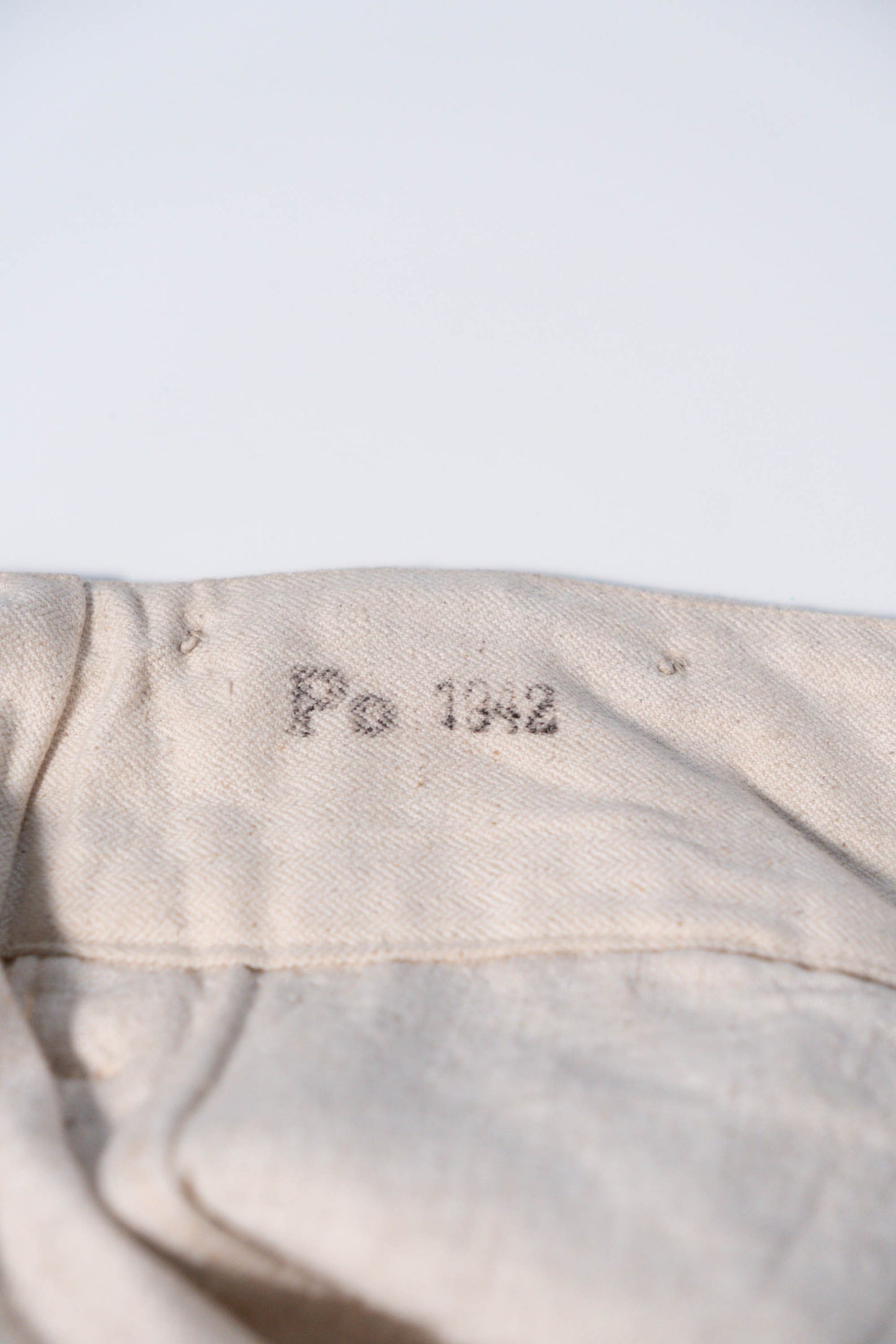 40s GERMAN KRIEGSMARINE DRILLICH HBT LINEN TROUSER