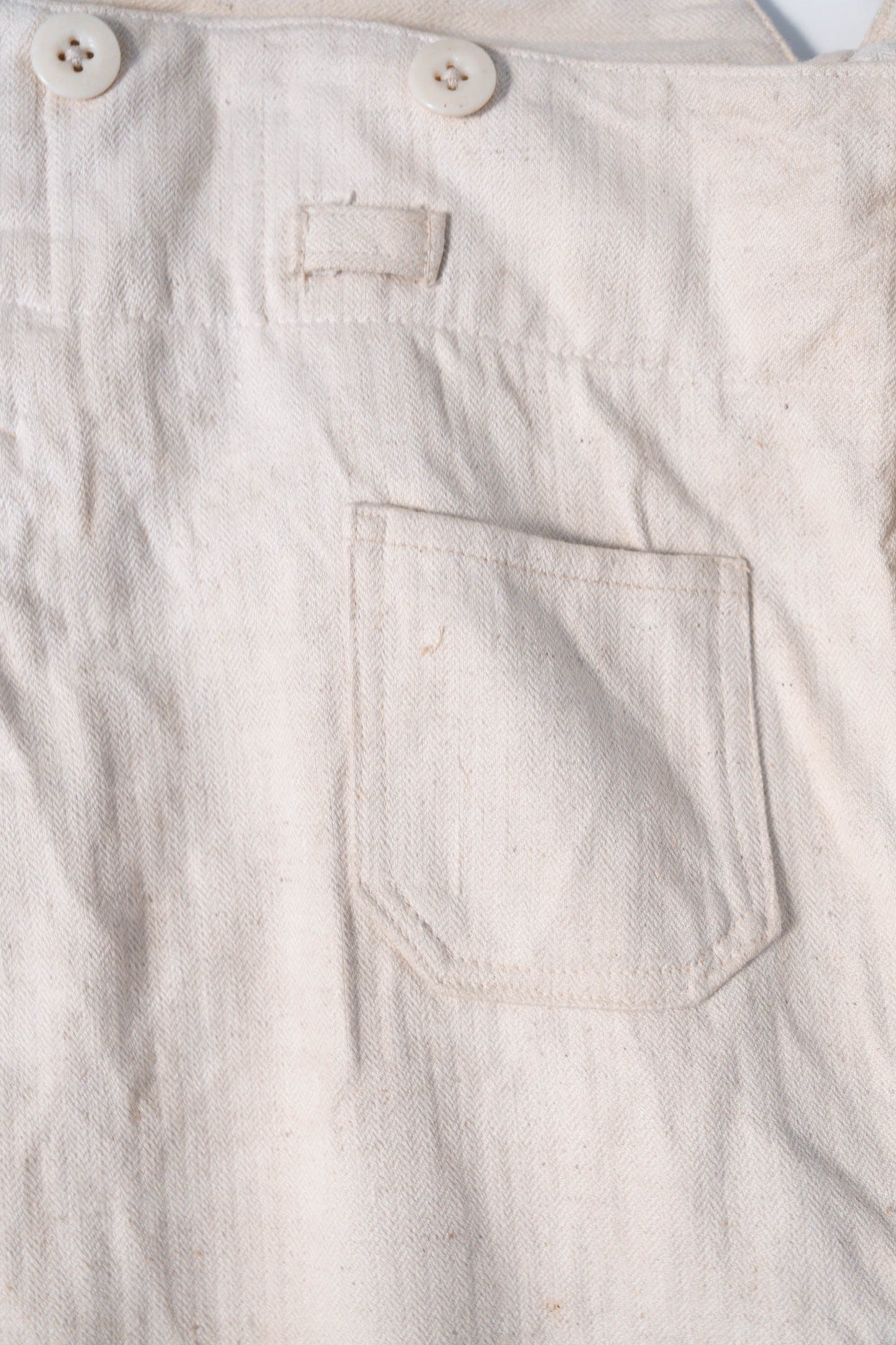 40s GERMAN KRIEGSMARINE DRILLICH HBT LINEN TROUSER