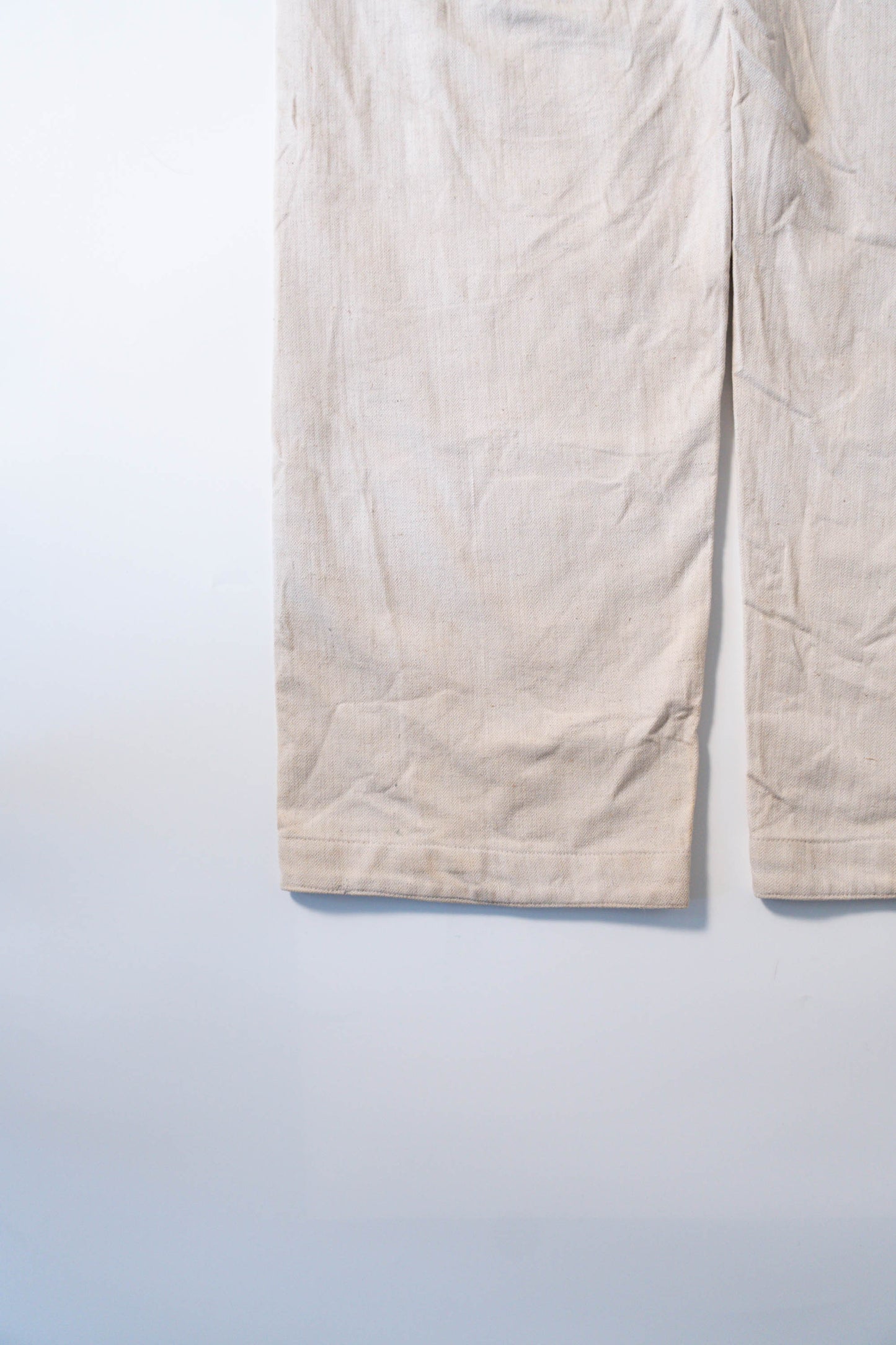 40s GERMAN KRIEGSMARINE DRILLICH HBT LINEN TROUSER