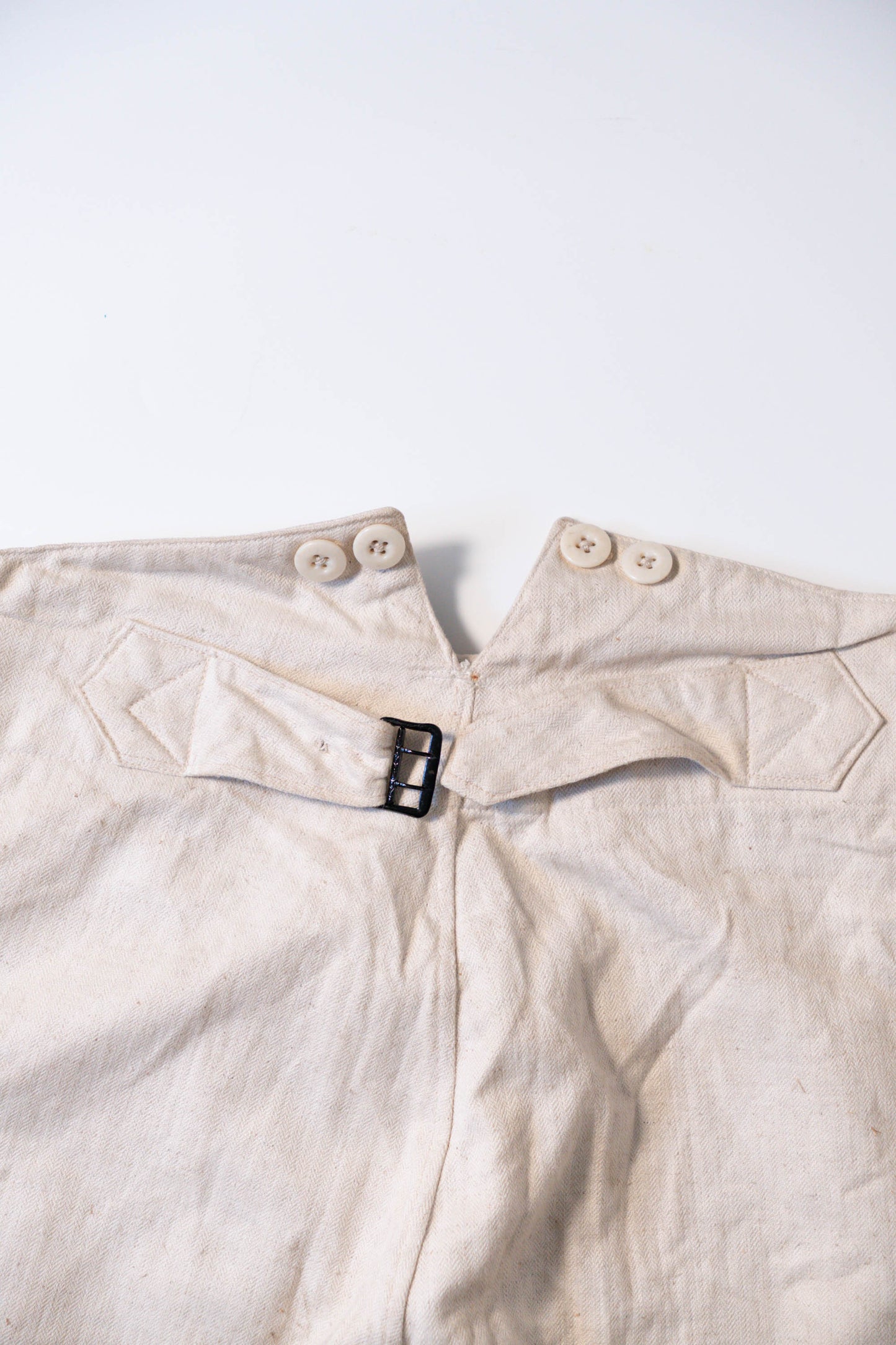 40s GERMAN KRIEGSMARINE DRILLICH HBT LINEN TROUSER