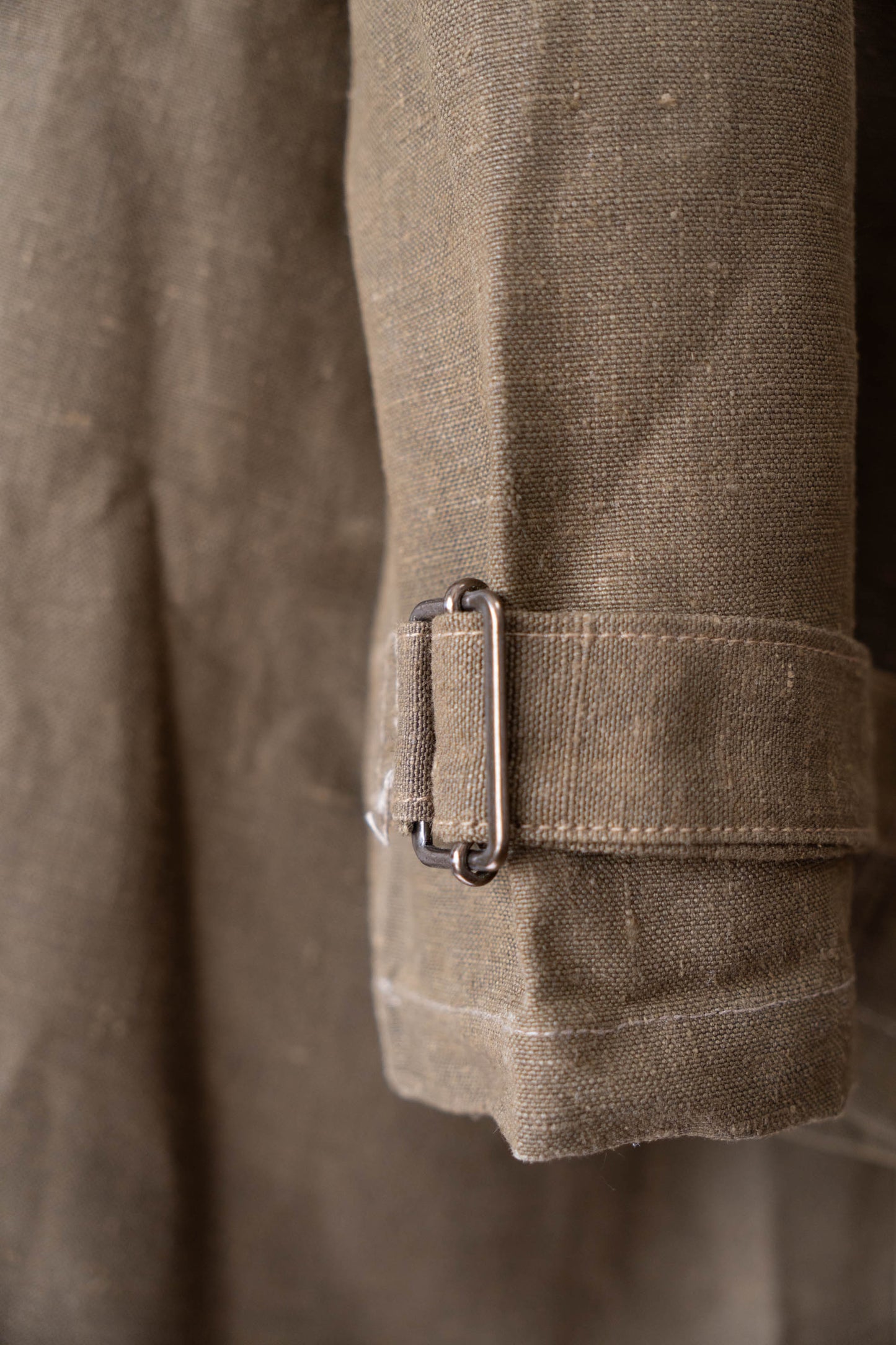 M35 French Army Motorcycle Coat Linen DEADSTOCK 2