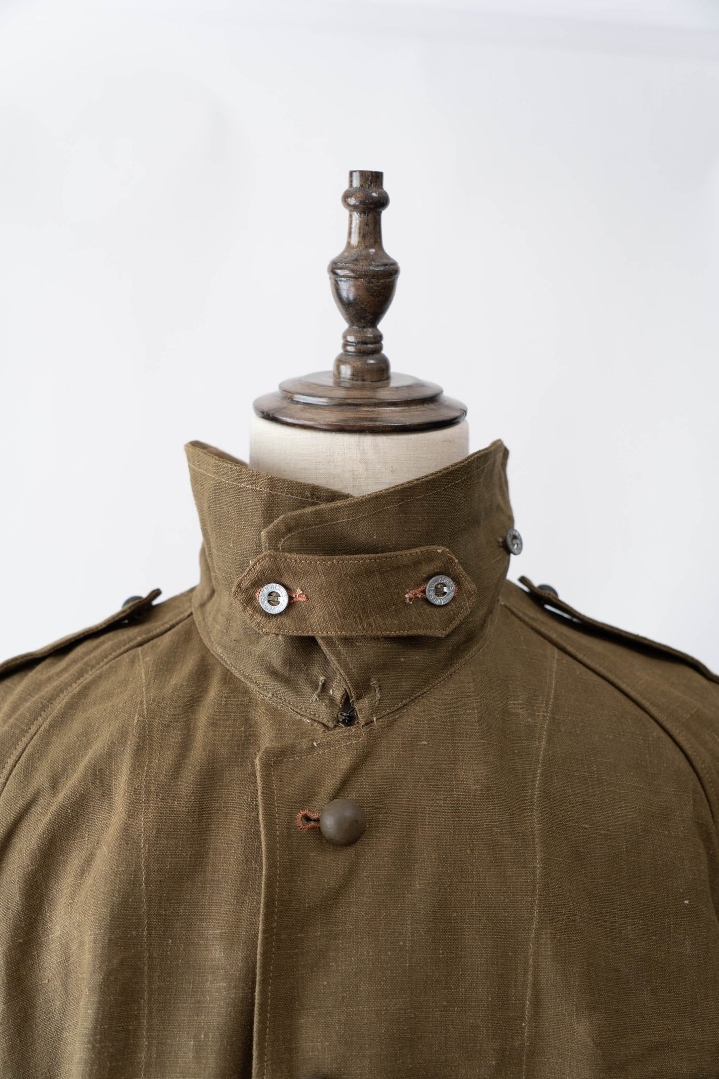 M35 French Army Motorcycle Coat Linen DEADSTOCK 2