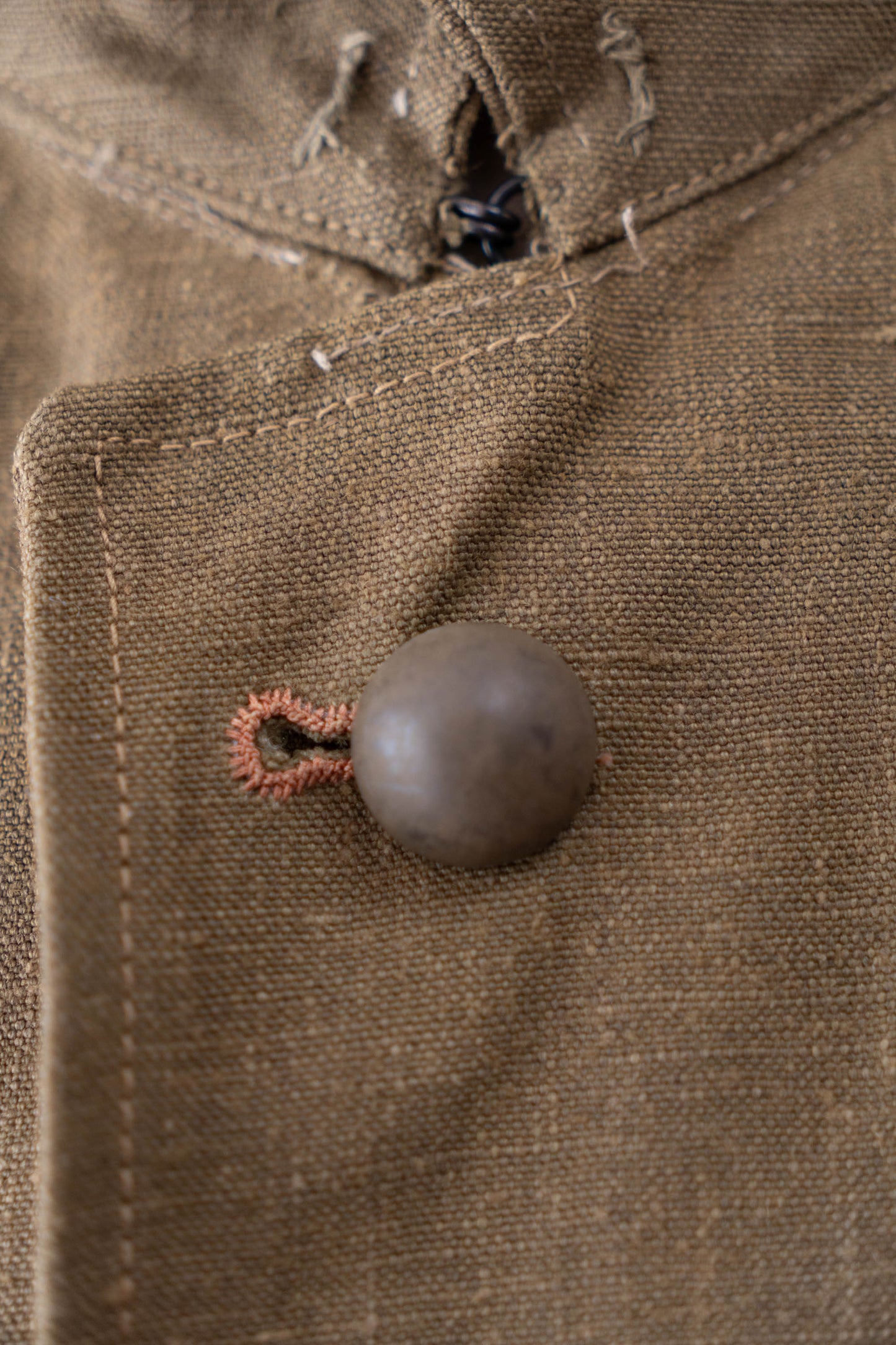 M35 French Army Motorcycle Coat Linen DEADSTOCK 2
