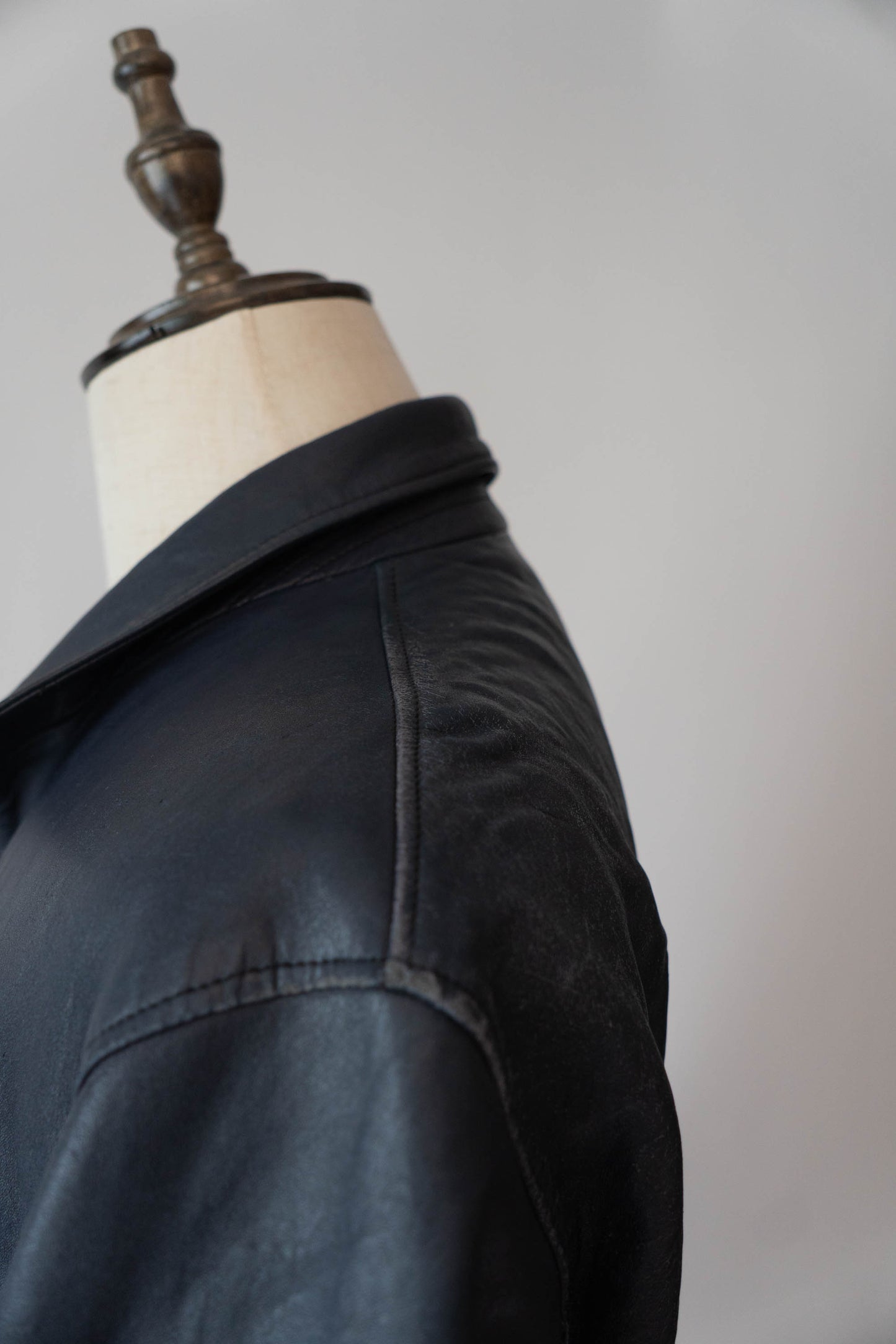 70s French Air Force Pilot Leather Jacket Original