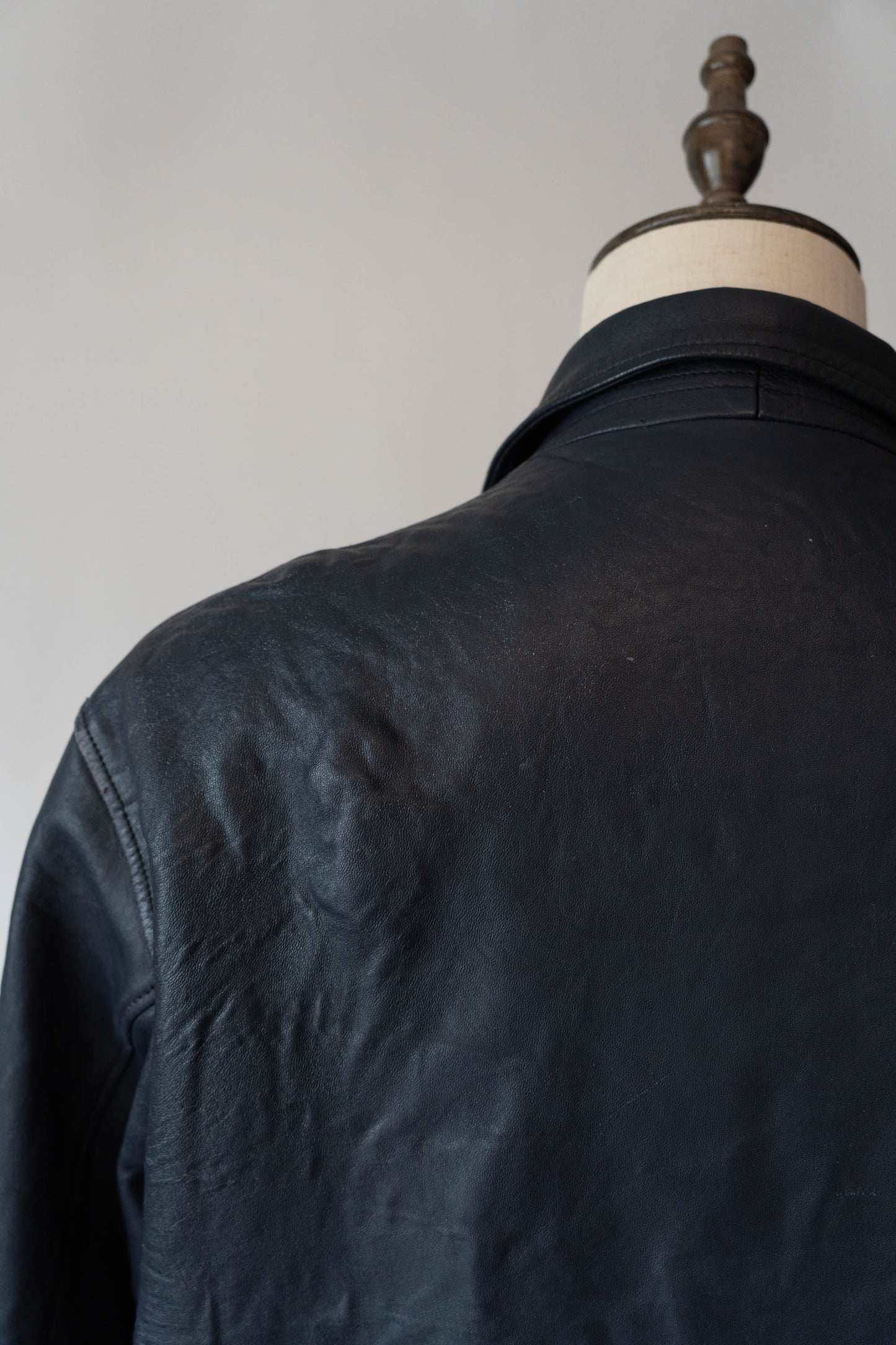 70s French Air Force Pilot Leather Jacket Original