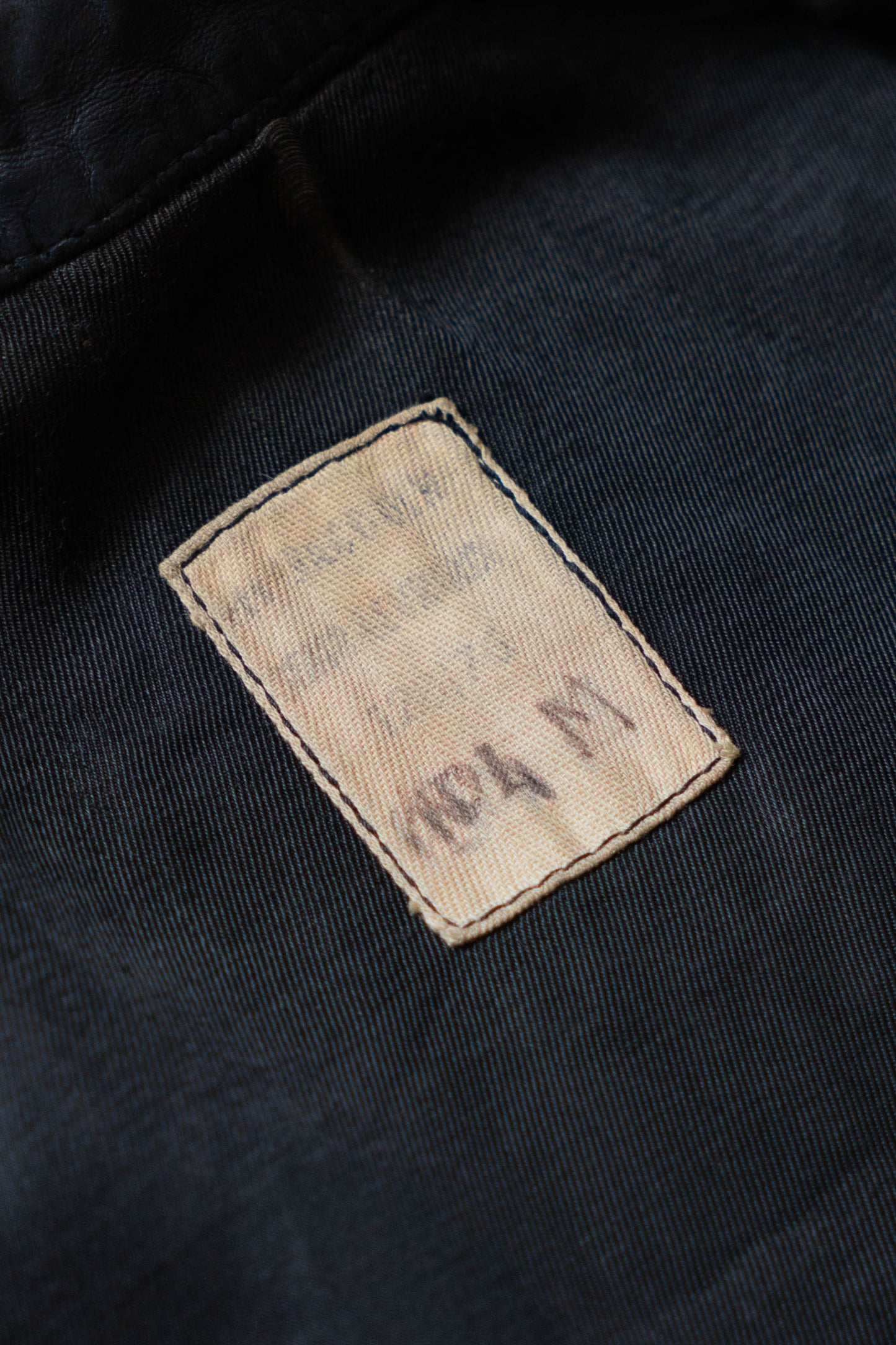 70s French Air Force Pilot Leather Jacket Original