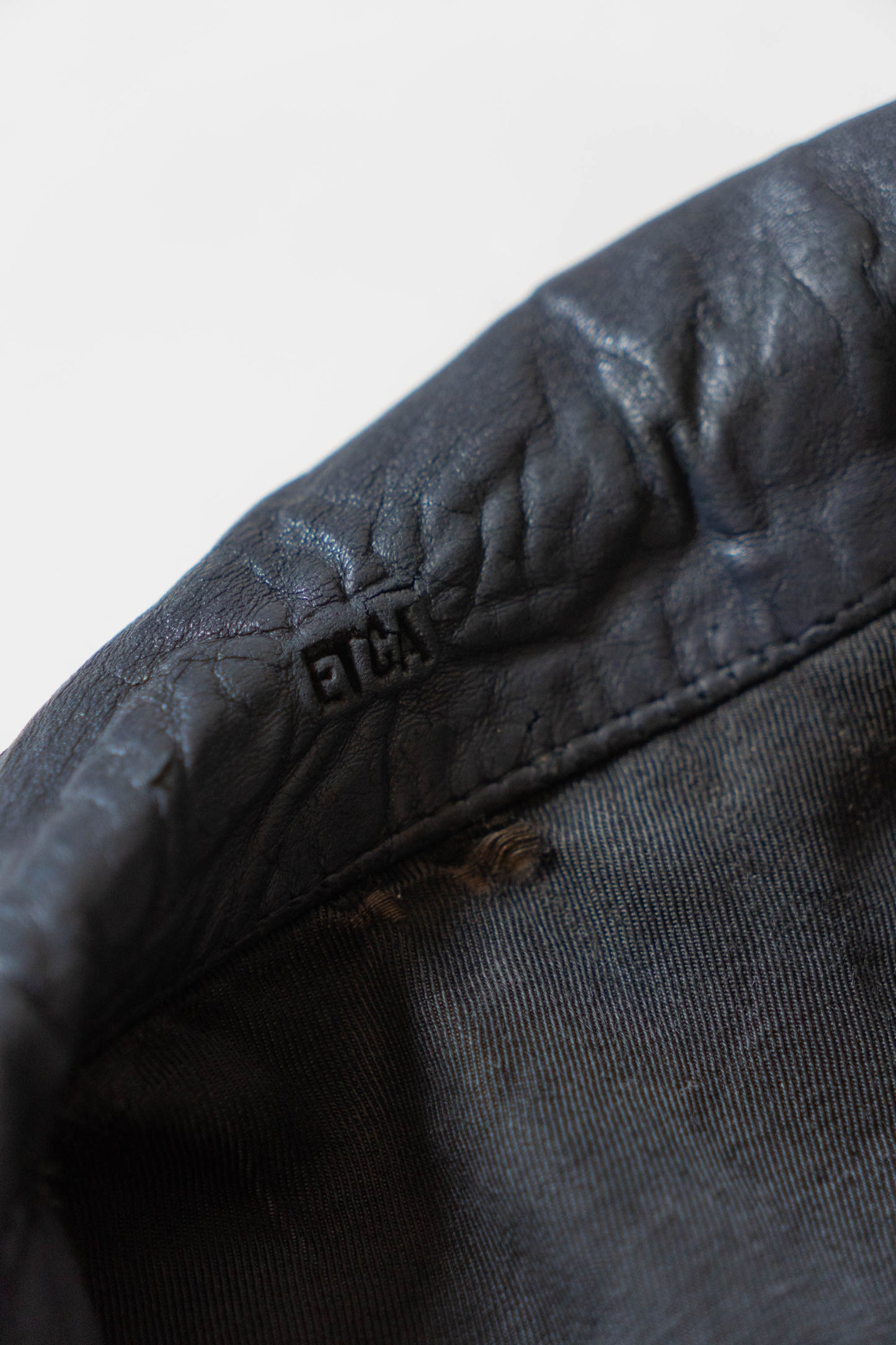 70s French Air Force Pilot Leather Jacket Original